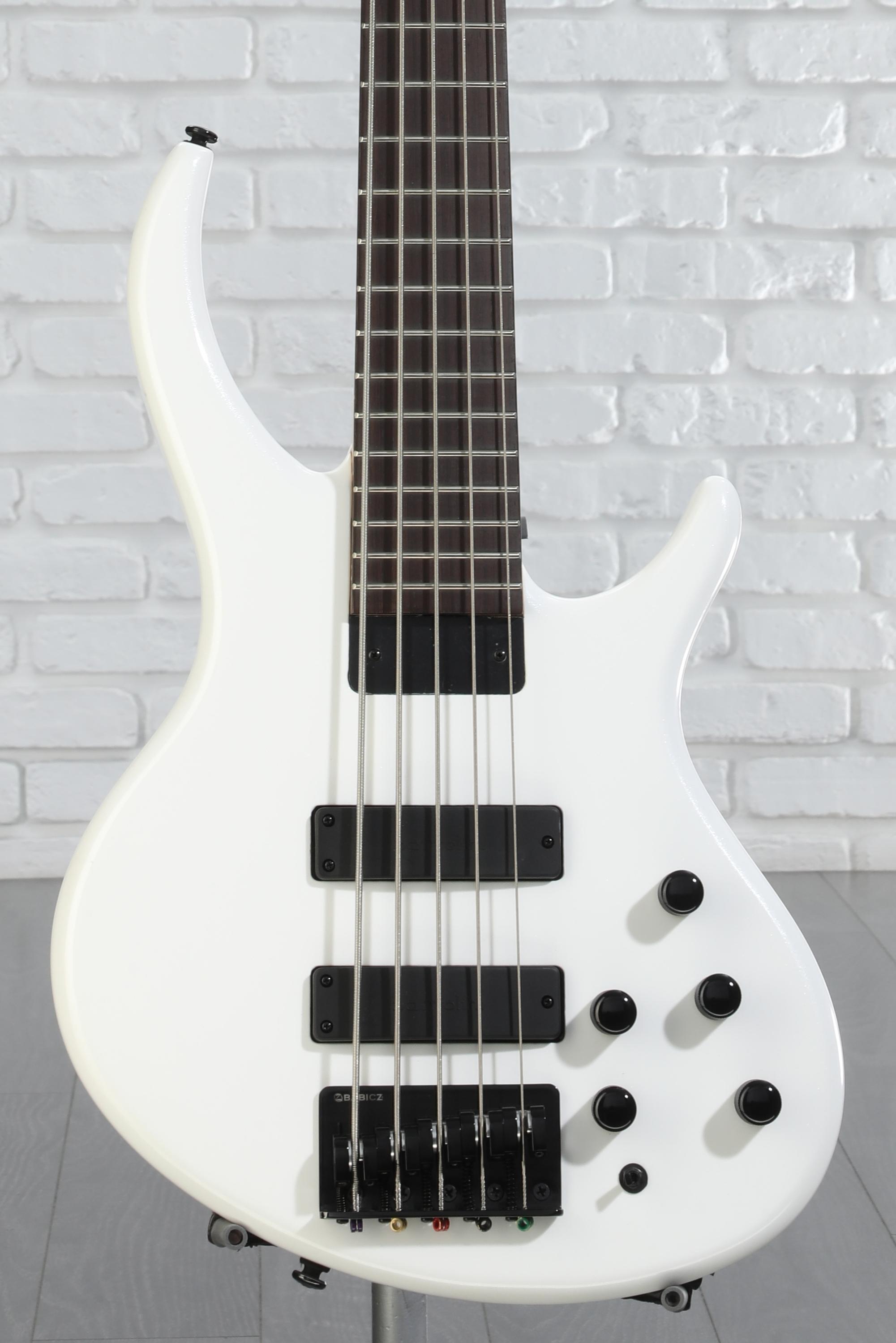 仙道ページ Tobias Killer B V 5-string Bass Guitar - White Pearl