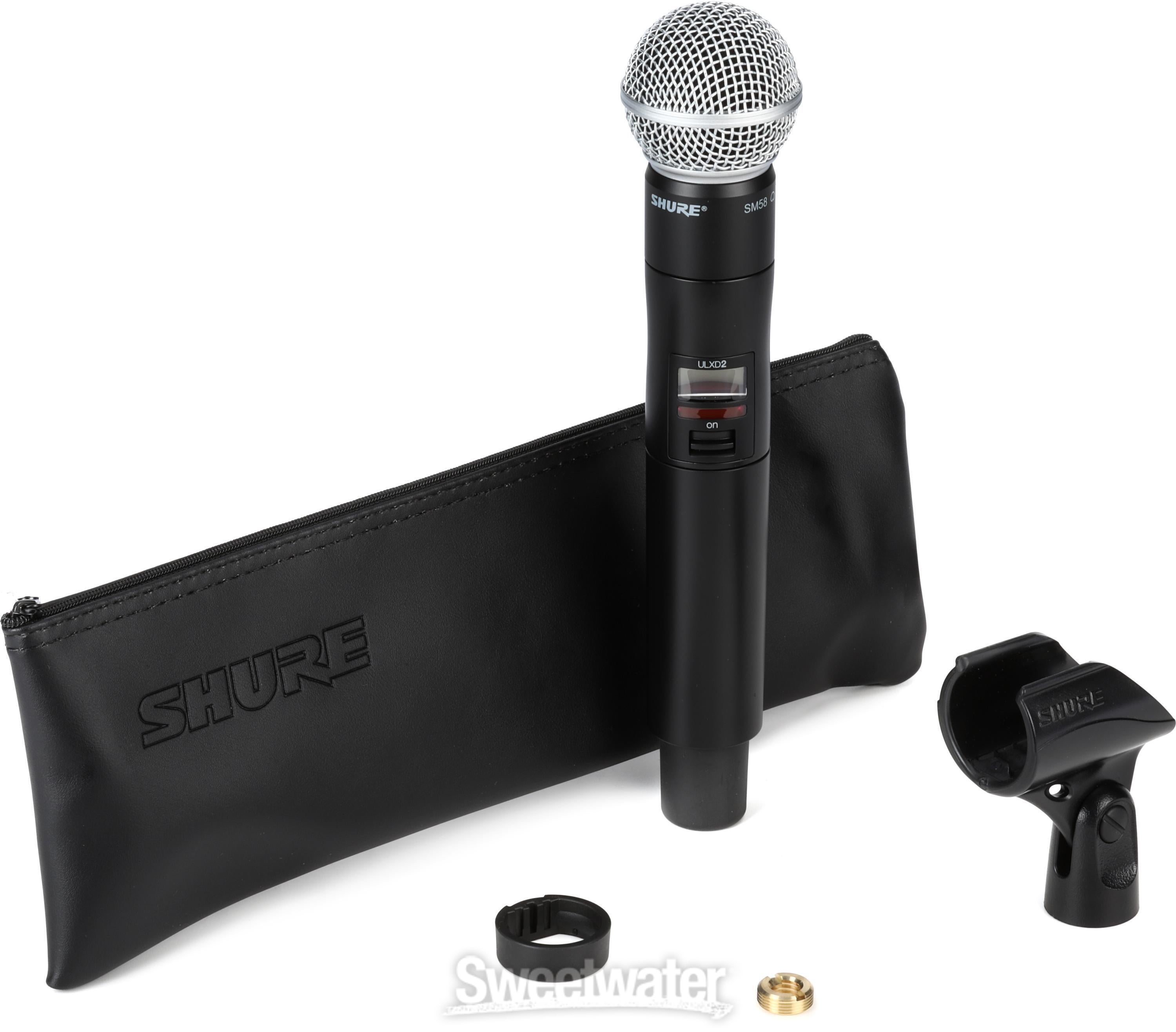 Shure ULXD2 Digital Handheld Transmitter - SM58 Cartridge | Sweetwater