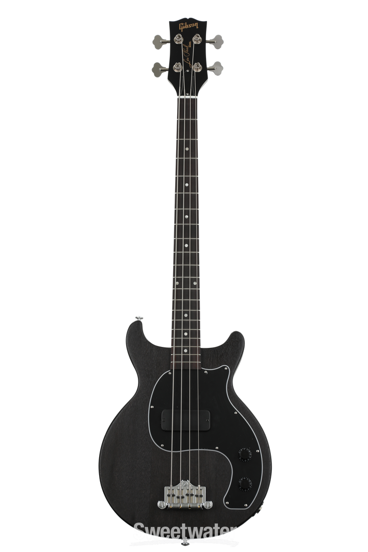 Gibson Les Paul Junior Tribute Doublecut Bass - Worn Ebony