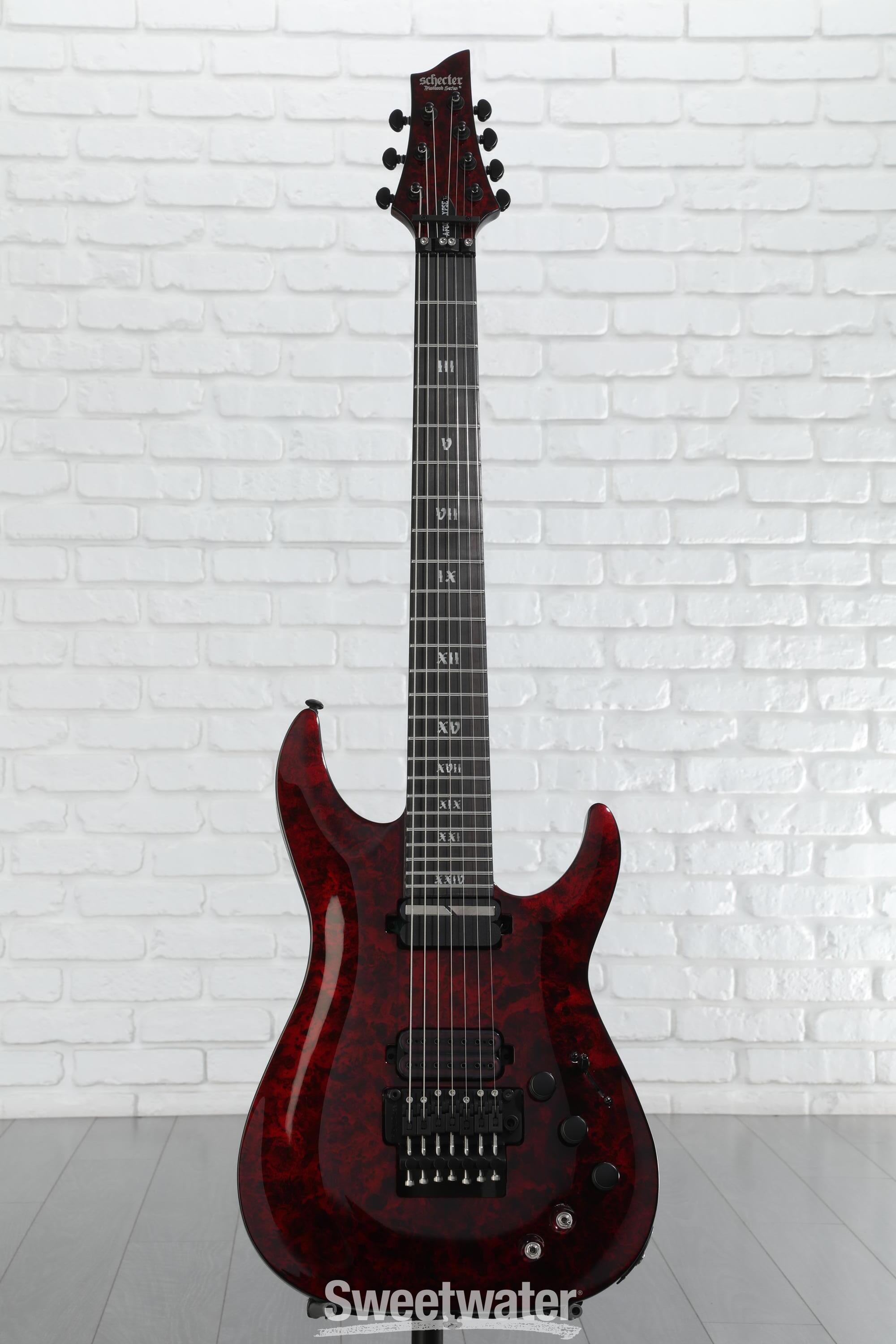 Schecter C-7 FR-S Apocalypse Electric Guitar - Red Reign