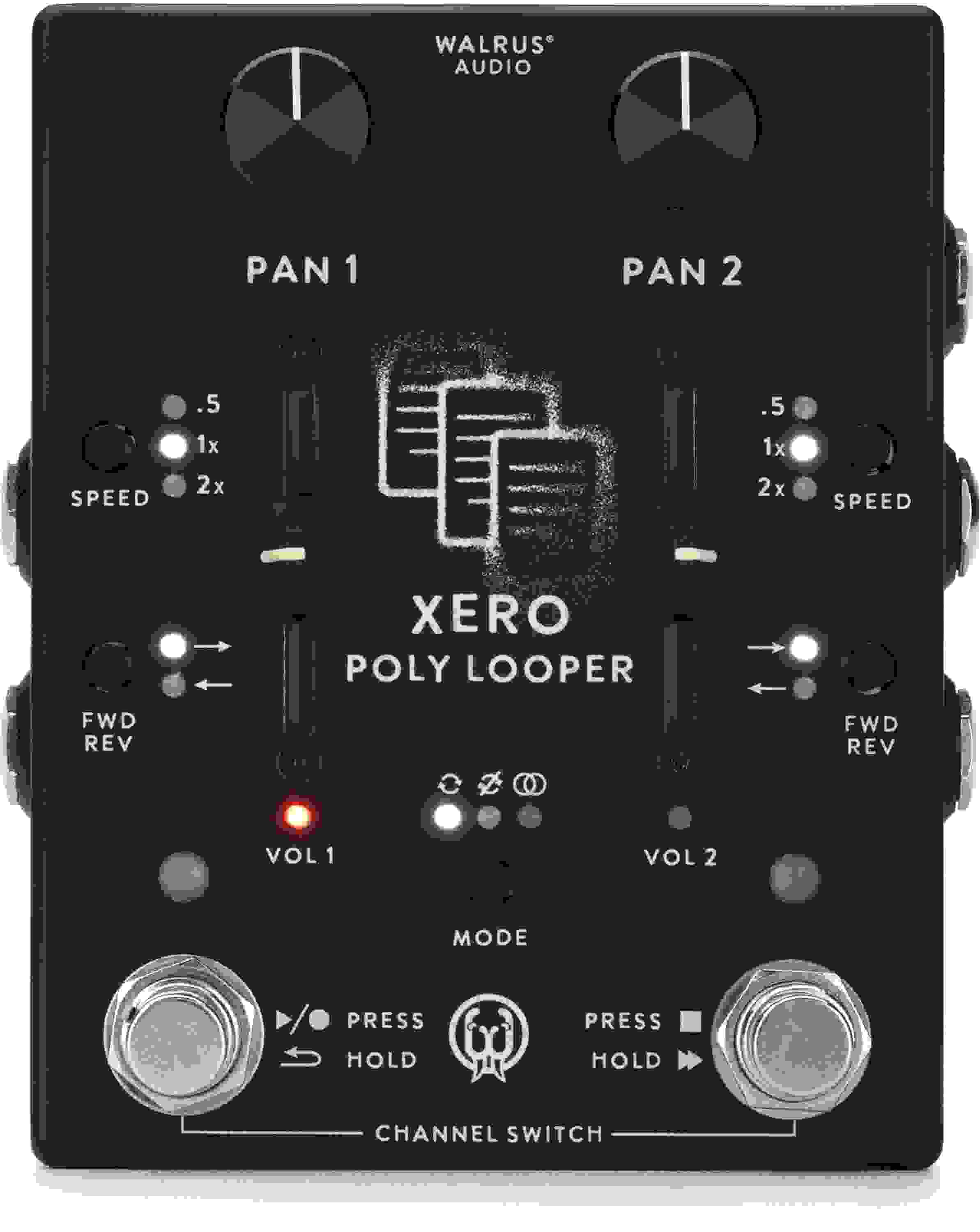 Walrus Audio Xero Polylooper Pedal - Black