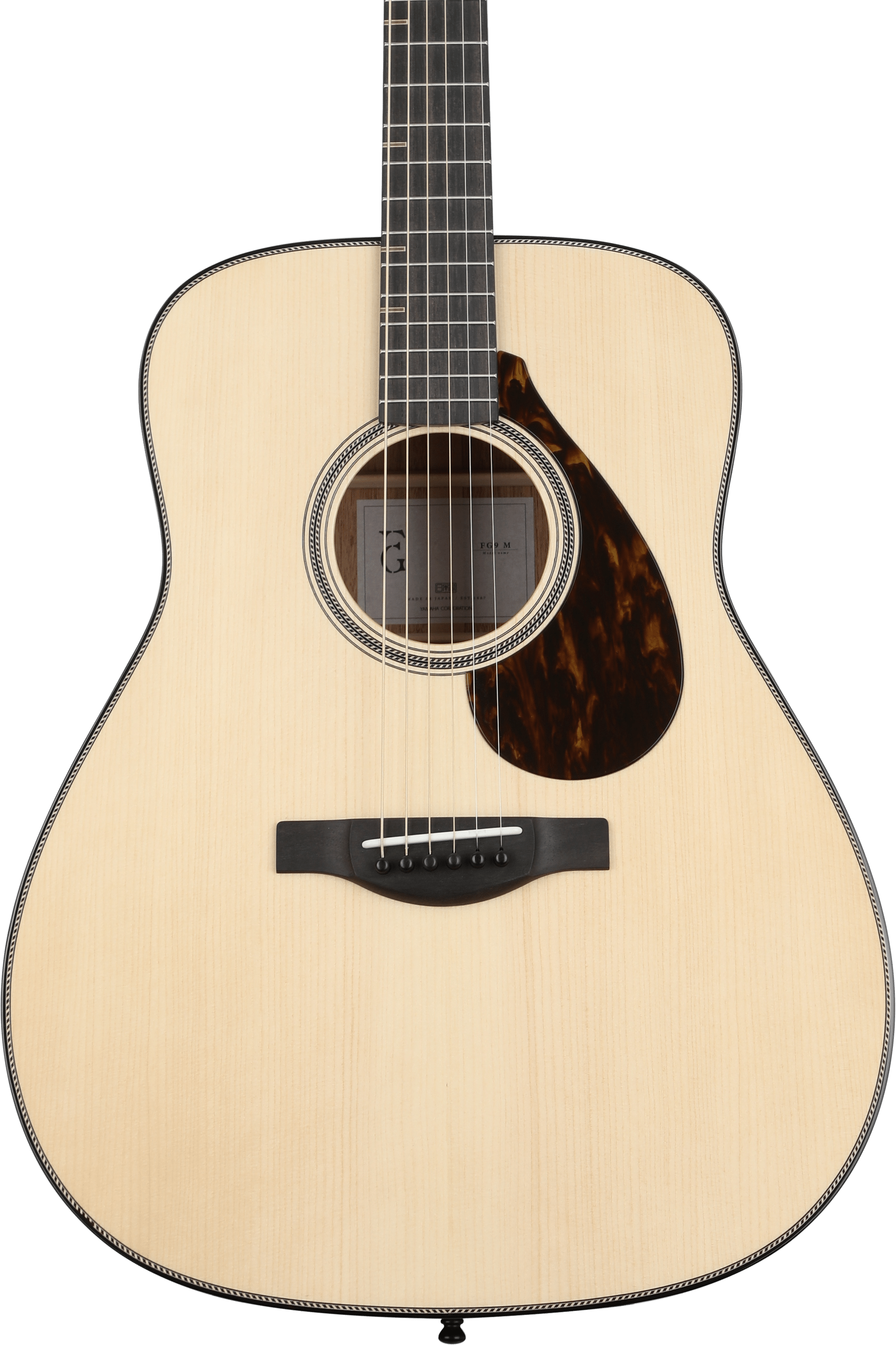 Yamaha FG9 M Acoustic Guitar - Natural | Sweetwater