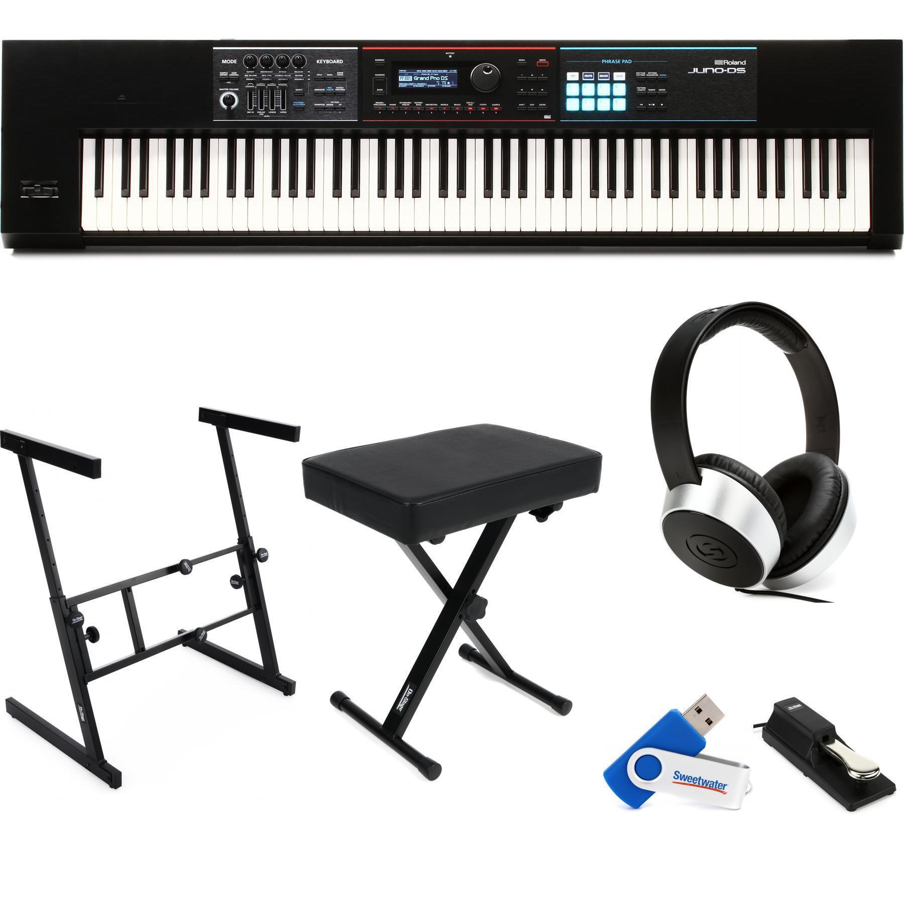 Roland JUNO-DS88 Essential Keyboard Bundle | Sweetwater