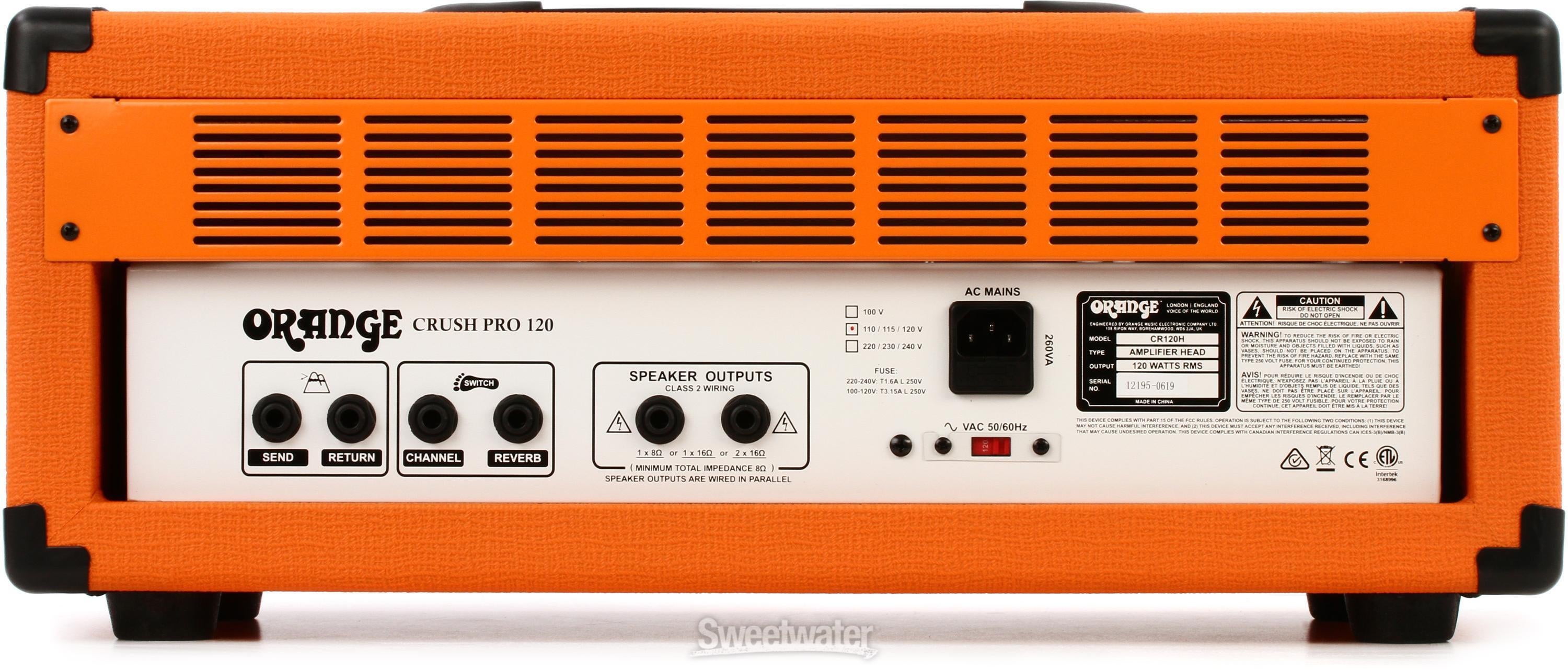 Orange Crush Pro 120 - 120-watt Solid-state Head - Orange Reviews 