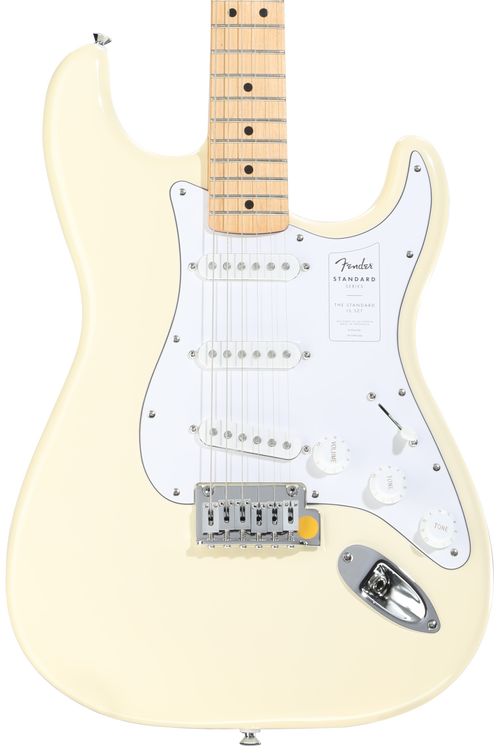 Fender Standard Stratocaster Electric Guitar - Olympic White