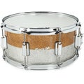 Photo of Rogers Drums PowerTone Snare Drum - 6.5 x 14-inch - Gold/Silver Two-tone Lacquer