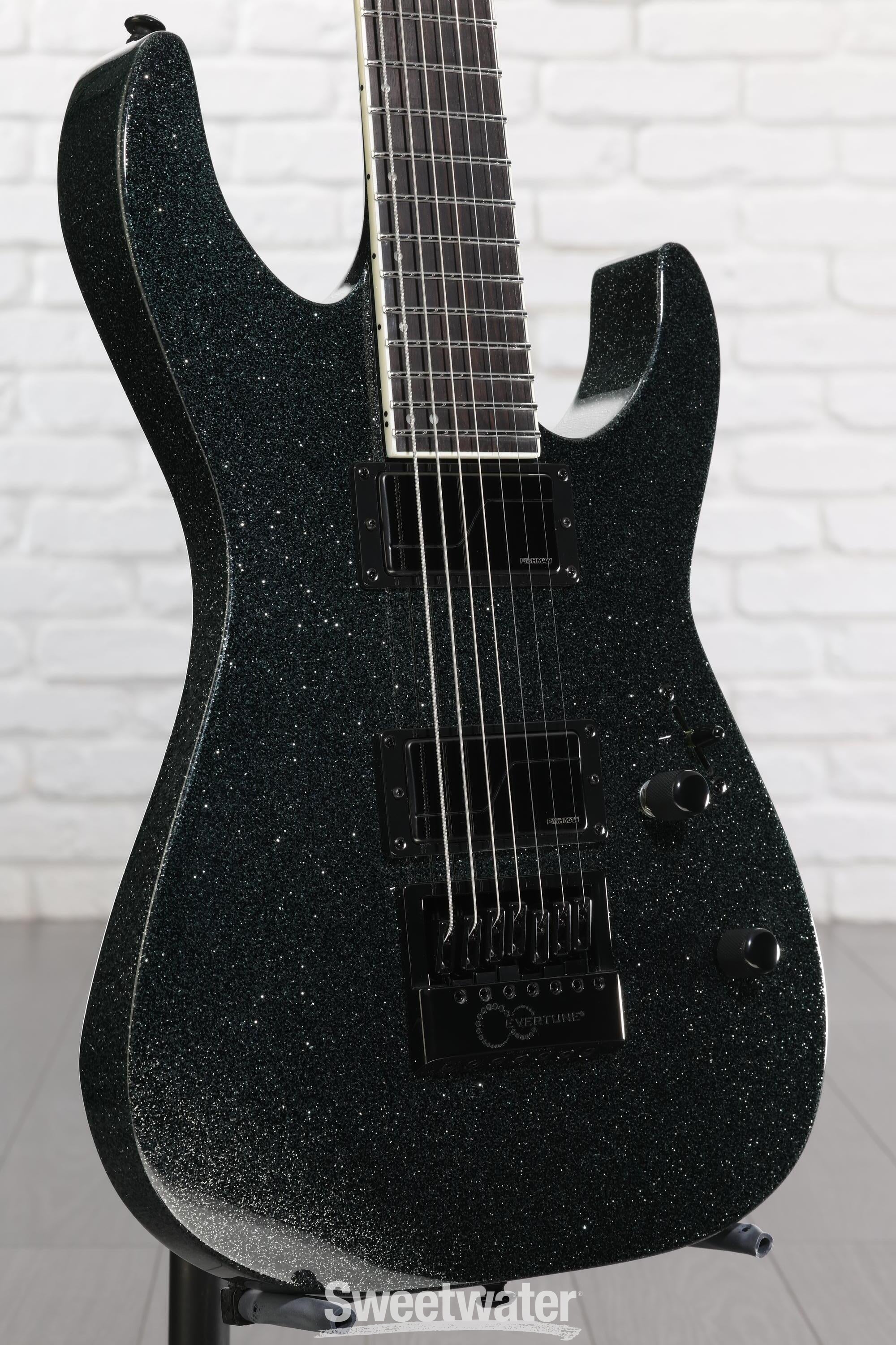 Photo of ESP LTD M-1007B 7-string Baritone Electric Guitar - Granite Sparkle