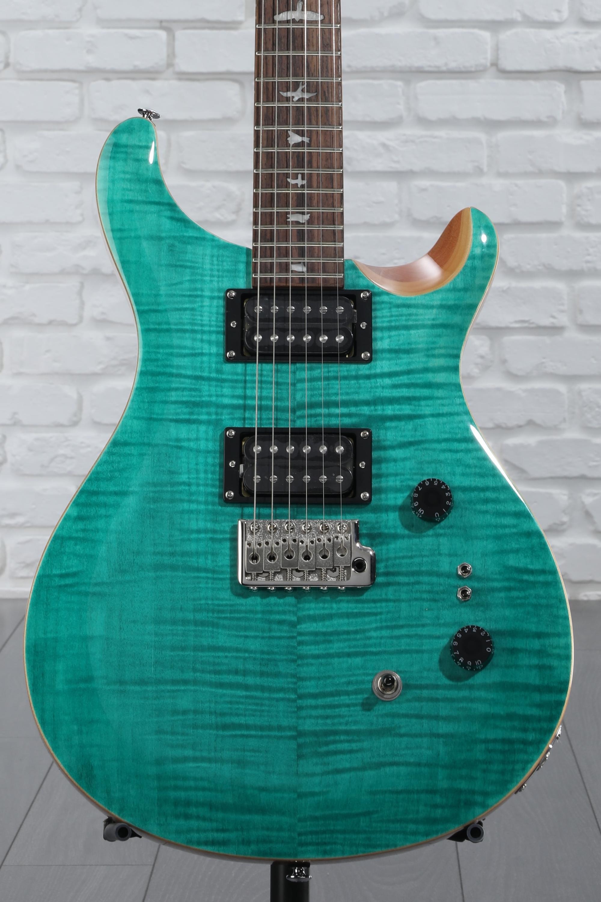 ギター PRS SE Standard custom24 PRS SE Custom 24 Quilt Electric Guitar - Black Gold Sunburst