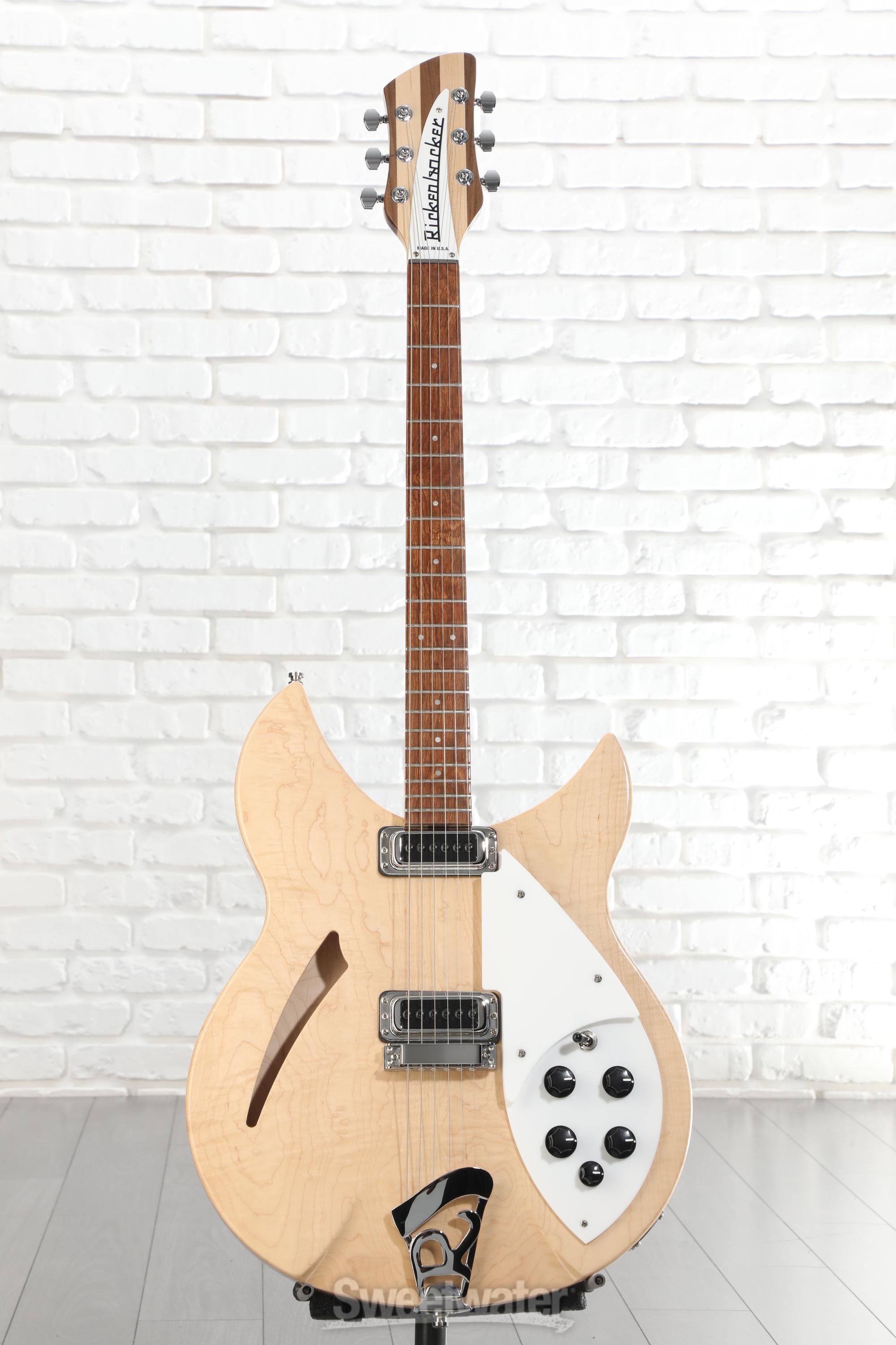 Rickenbacker 330 Thinline Semi-Hollow Electric Guitar - Mapleglo