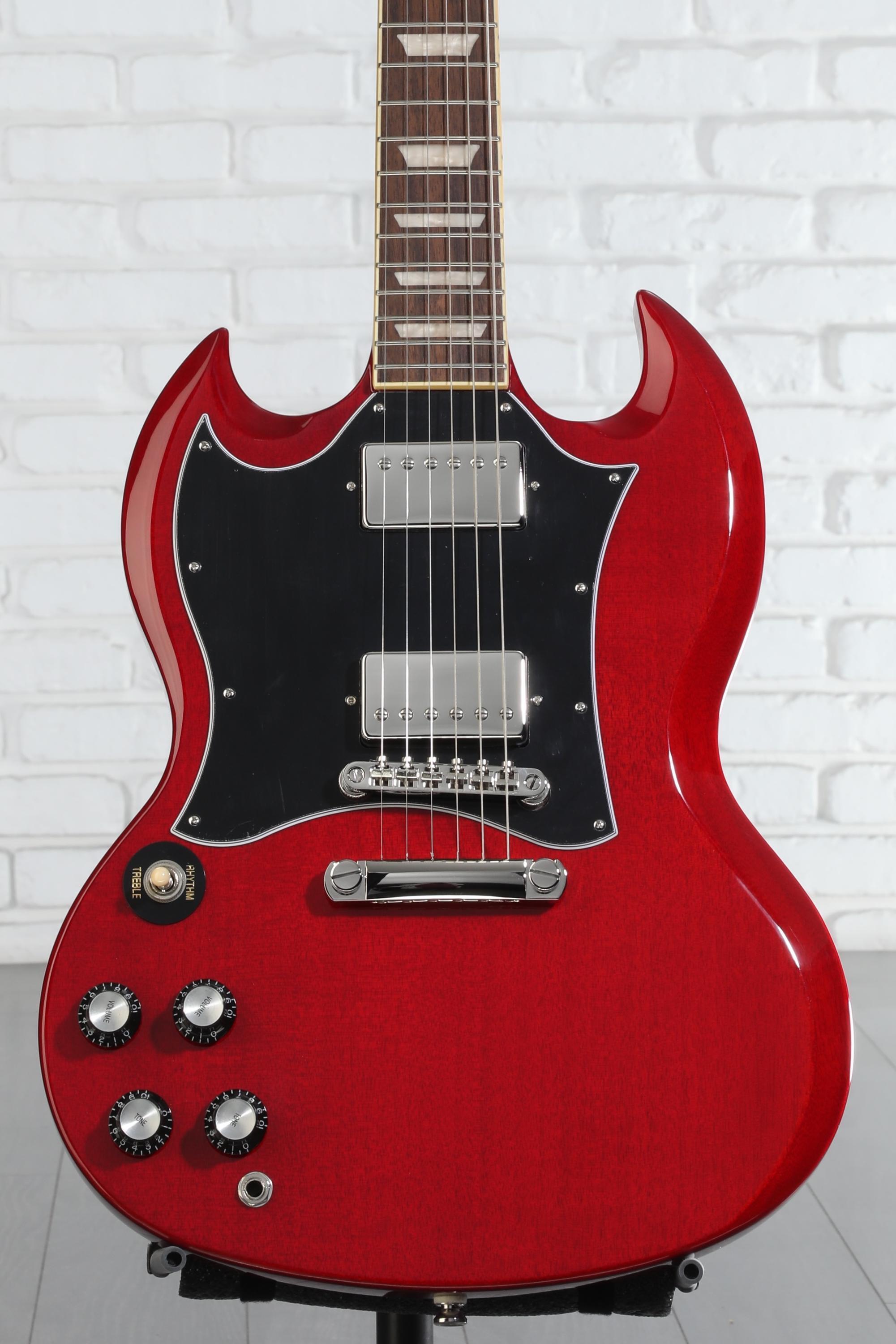 Epiphone SG Standard Left-handed Electric Guitar - Cherry | Sweetwater