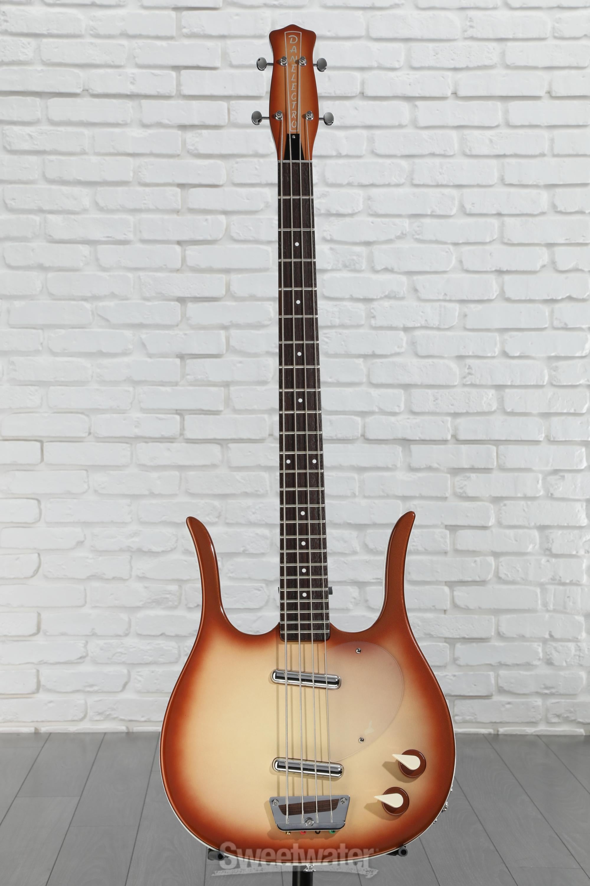 【美品】Danelectro Longhorn Bass スイッチクラフト Danelectro LONGHORN BASS COB ロングホーン カッパーバースト