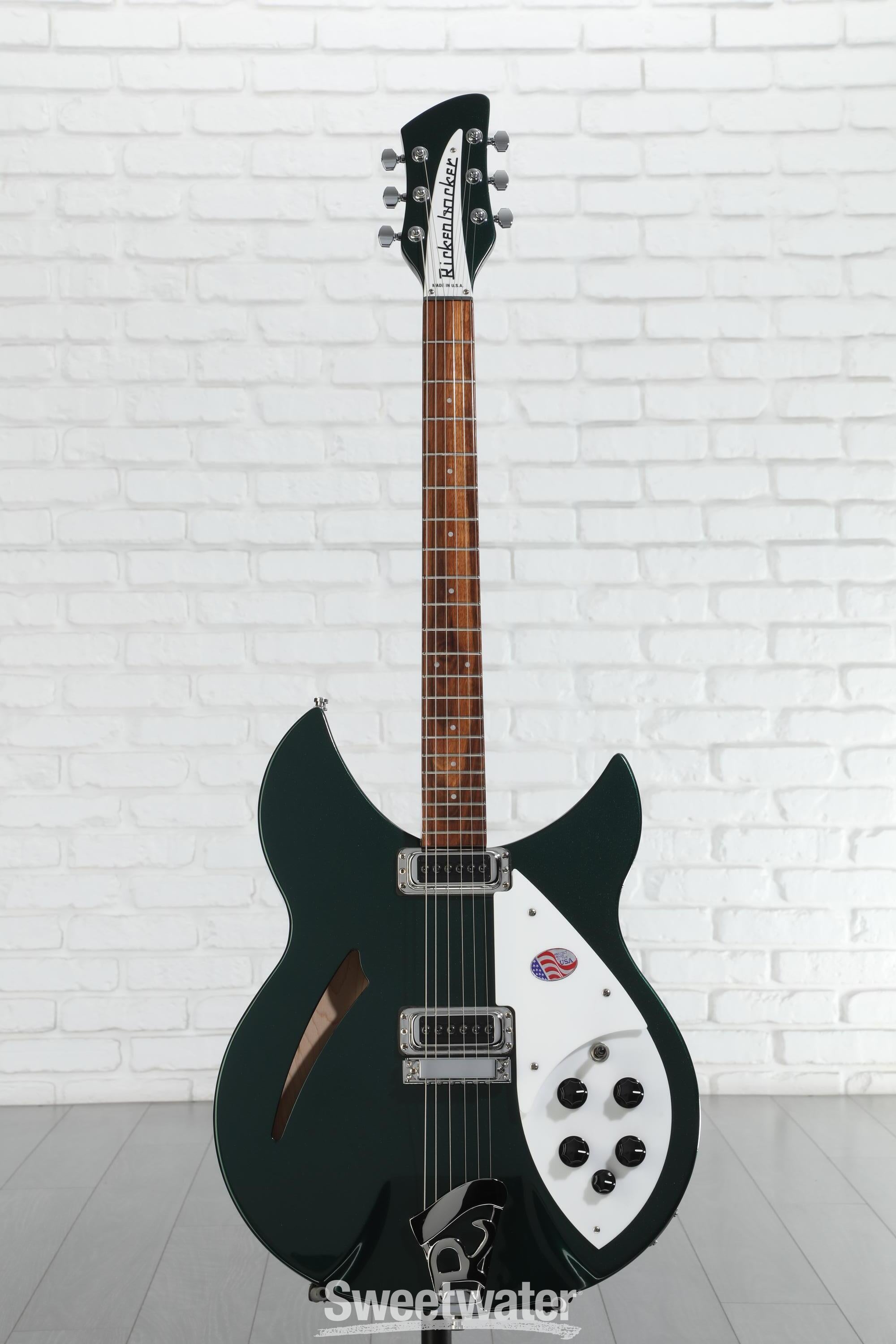Rickenbacker 330 Thinline Electric Guitar - Midnight Green
