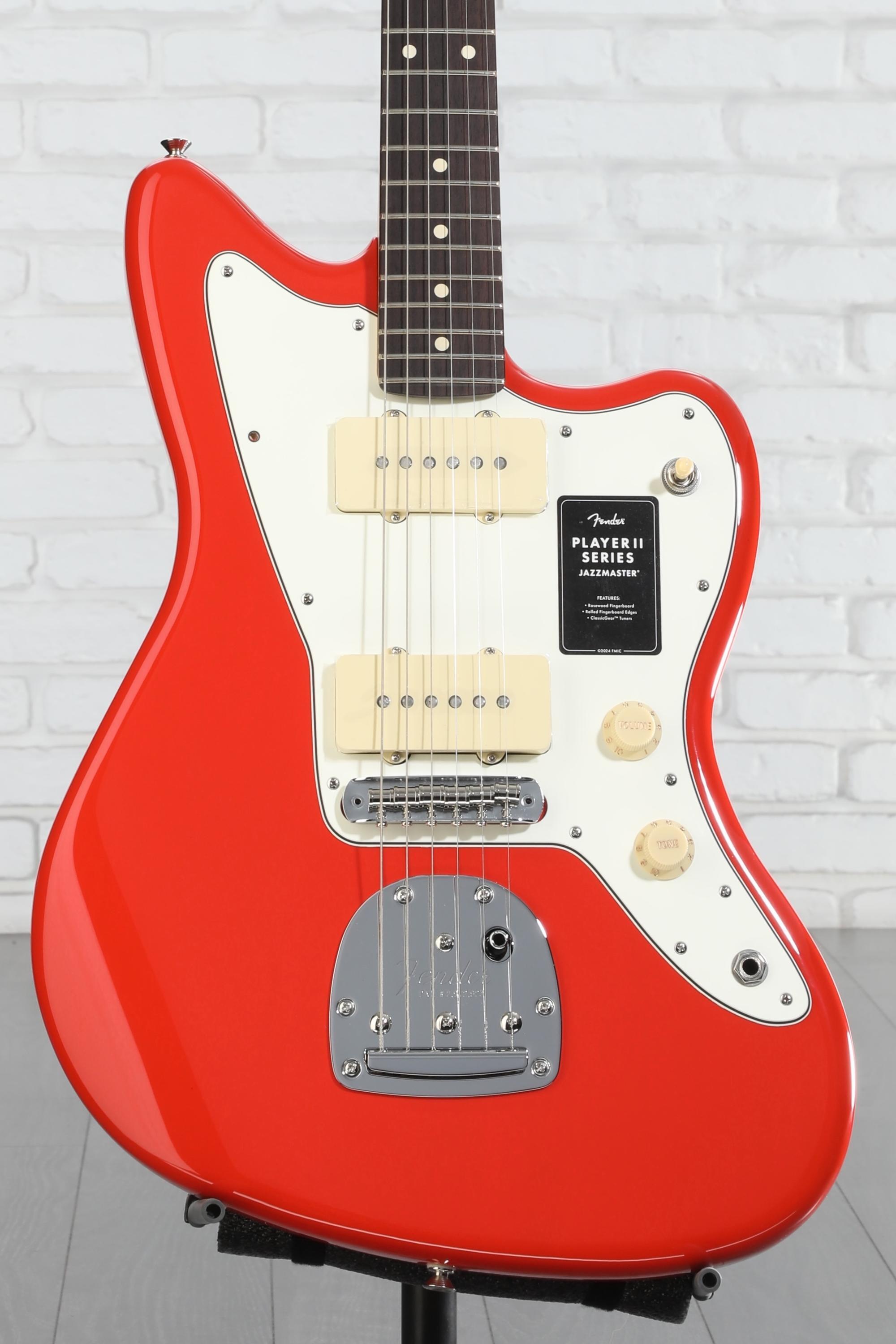 Fender Player II Jazzmaster Electric Guitar - Coral Red | Sweetwater
