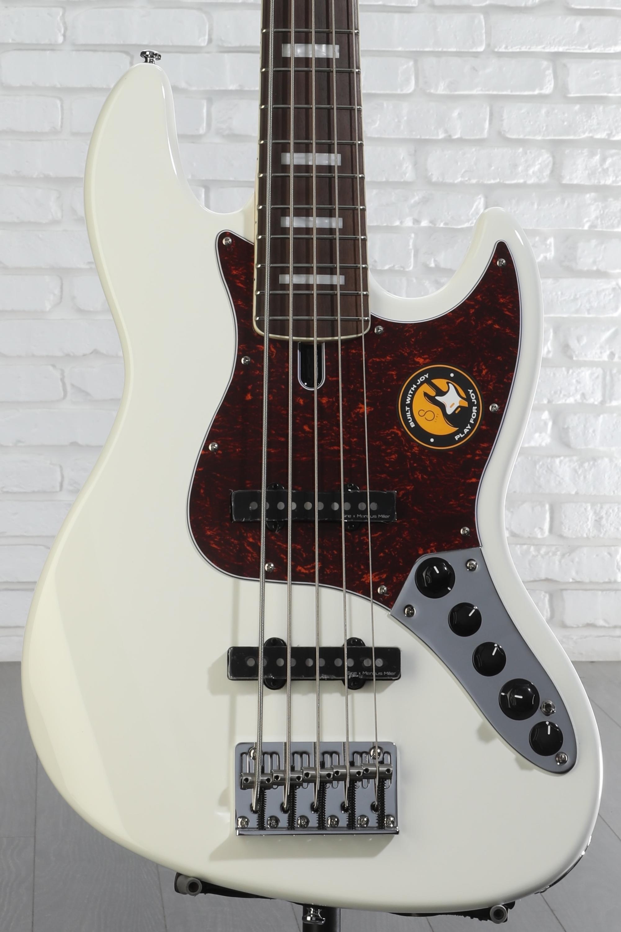 Sire V7 5弦 1st Gen（アルダー、アンティークホワイト） Sire Marcus Miller V7 Alder 5-string Bass Guitar - Antique