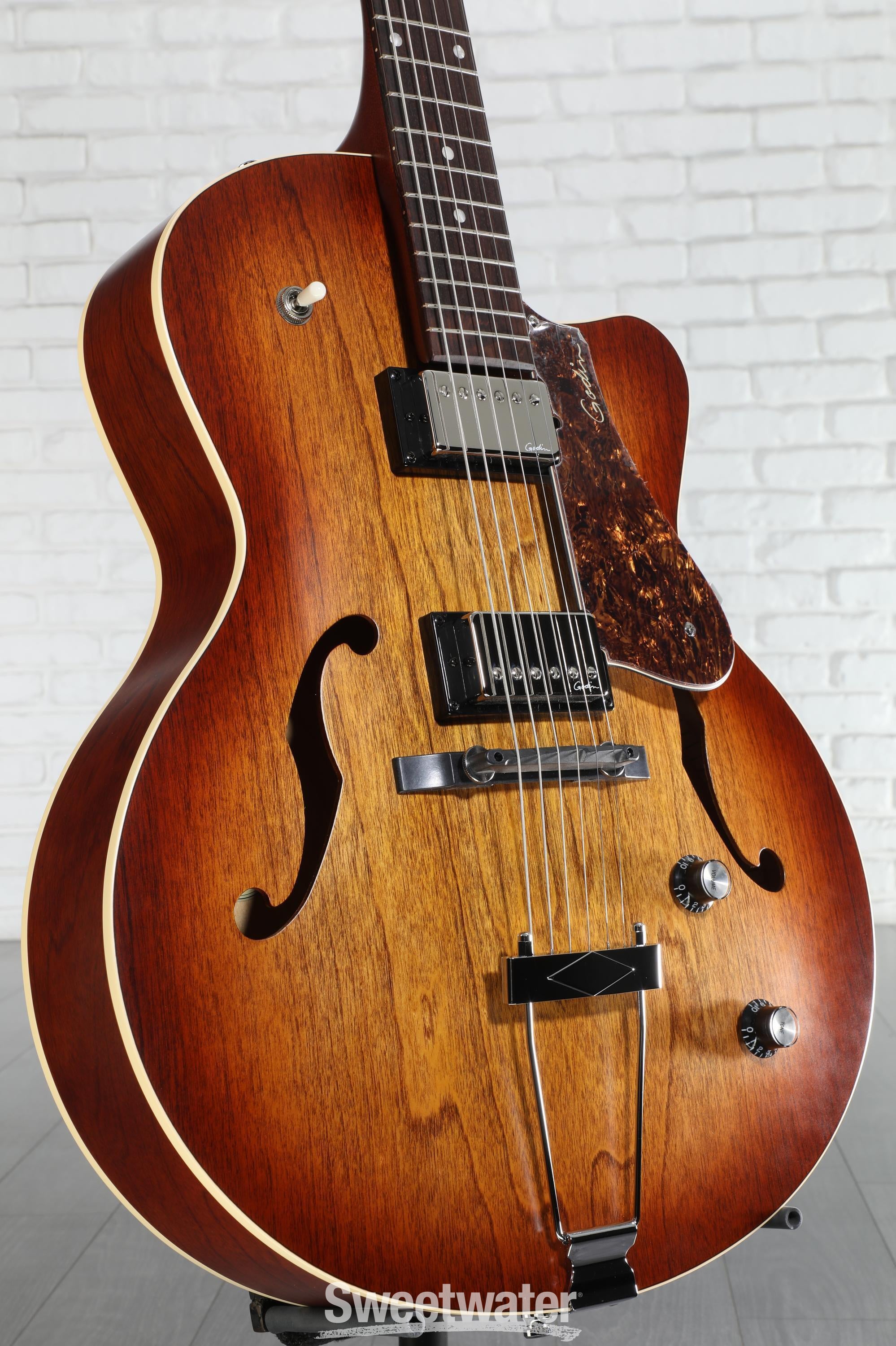 Godin 5th Avenue CW Kingpin II HB Hollowbody Electric Guitar