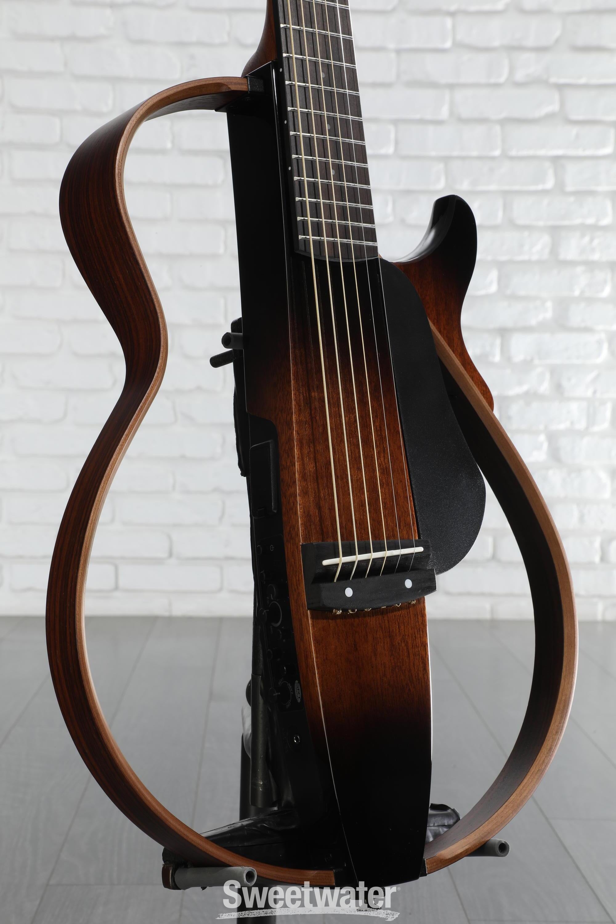 ギター YAMAHA SLG200S Yamaha SLG200S Silent Guitar - Tobacco Sunburst | Sweetwater
