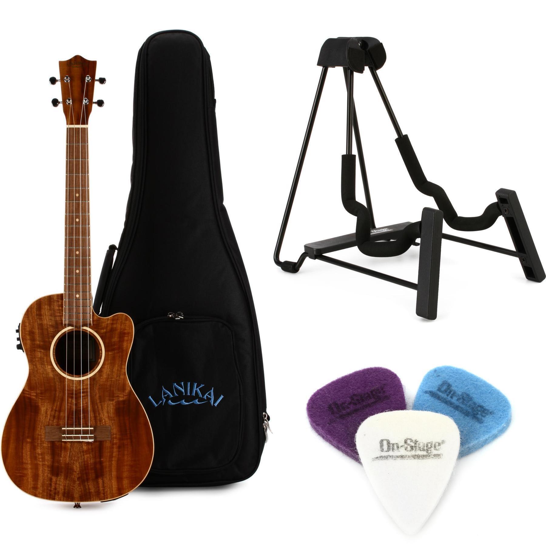 Lanikai baritone ukulele store acoustic electric