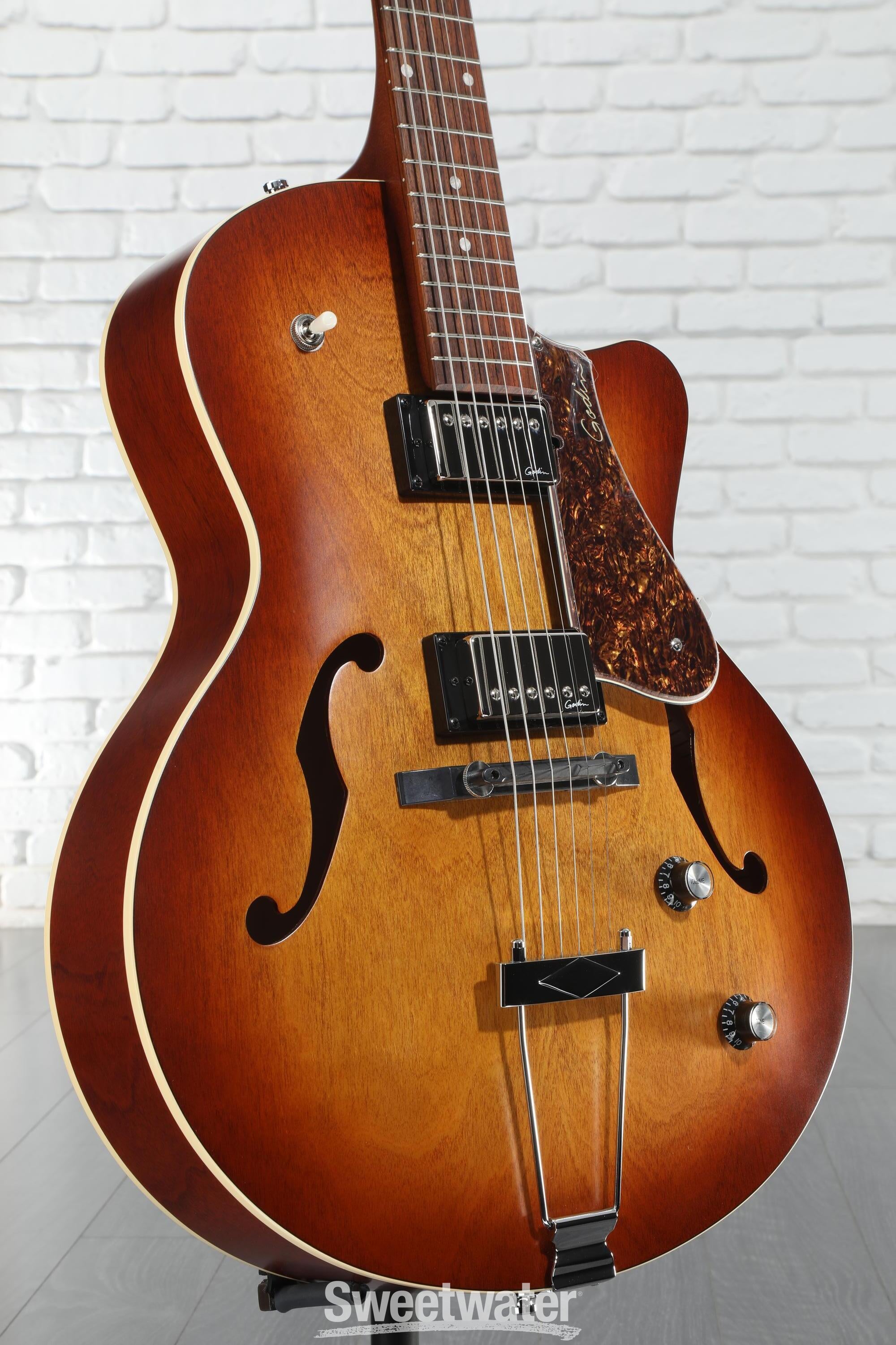 Godin 5th Avenue CW Kingpin II HB Hollowbody Electric Guitar