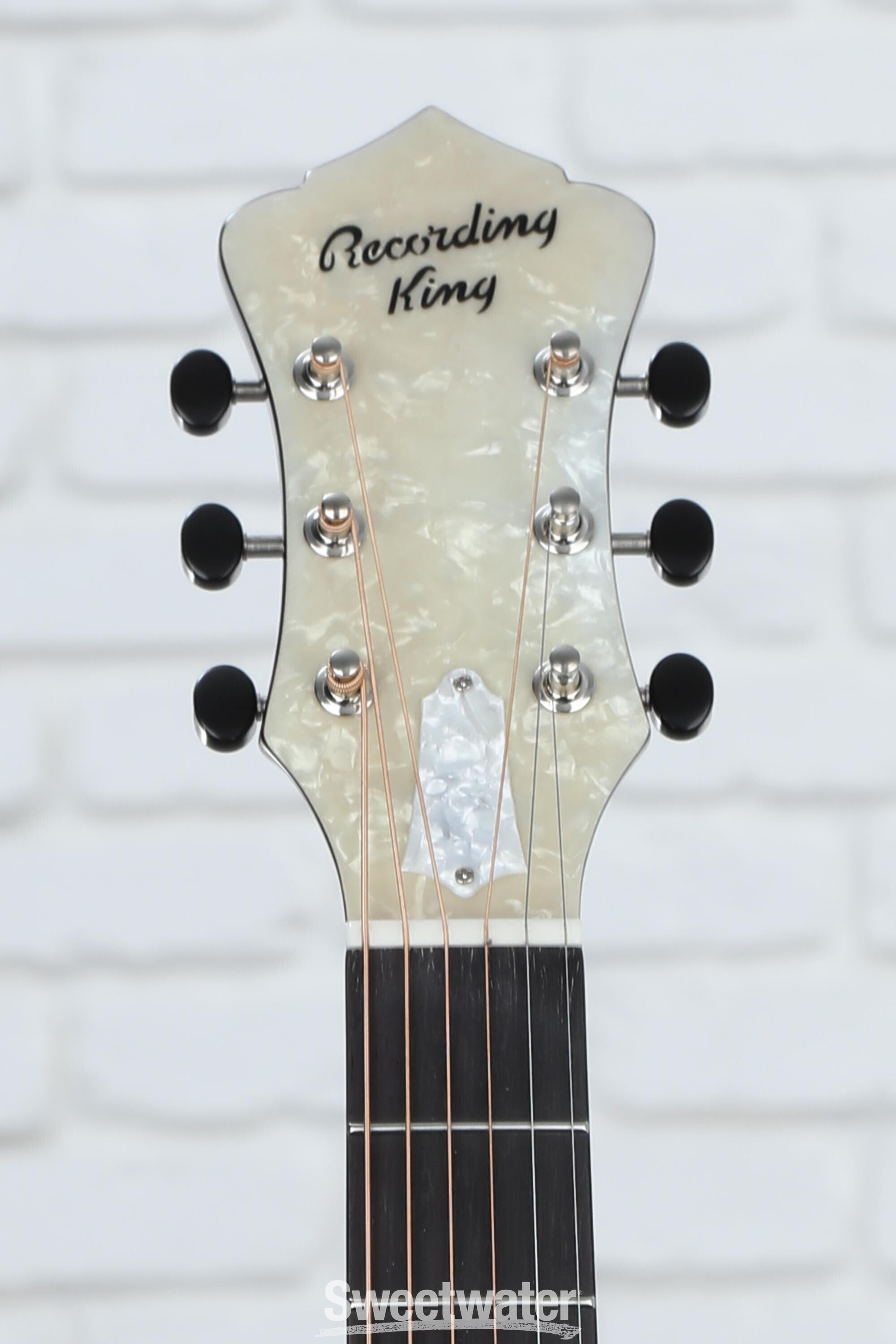 Recording King Rattlesnake Small-body Resonator Guitar