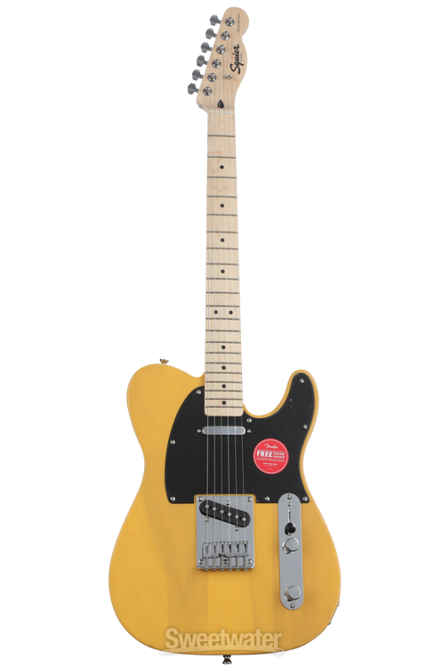 Squier Sonic Telecaster Electric Guitar - Butterscotch Squier Sonic Telecaster Electric Guitar - Butterscotch