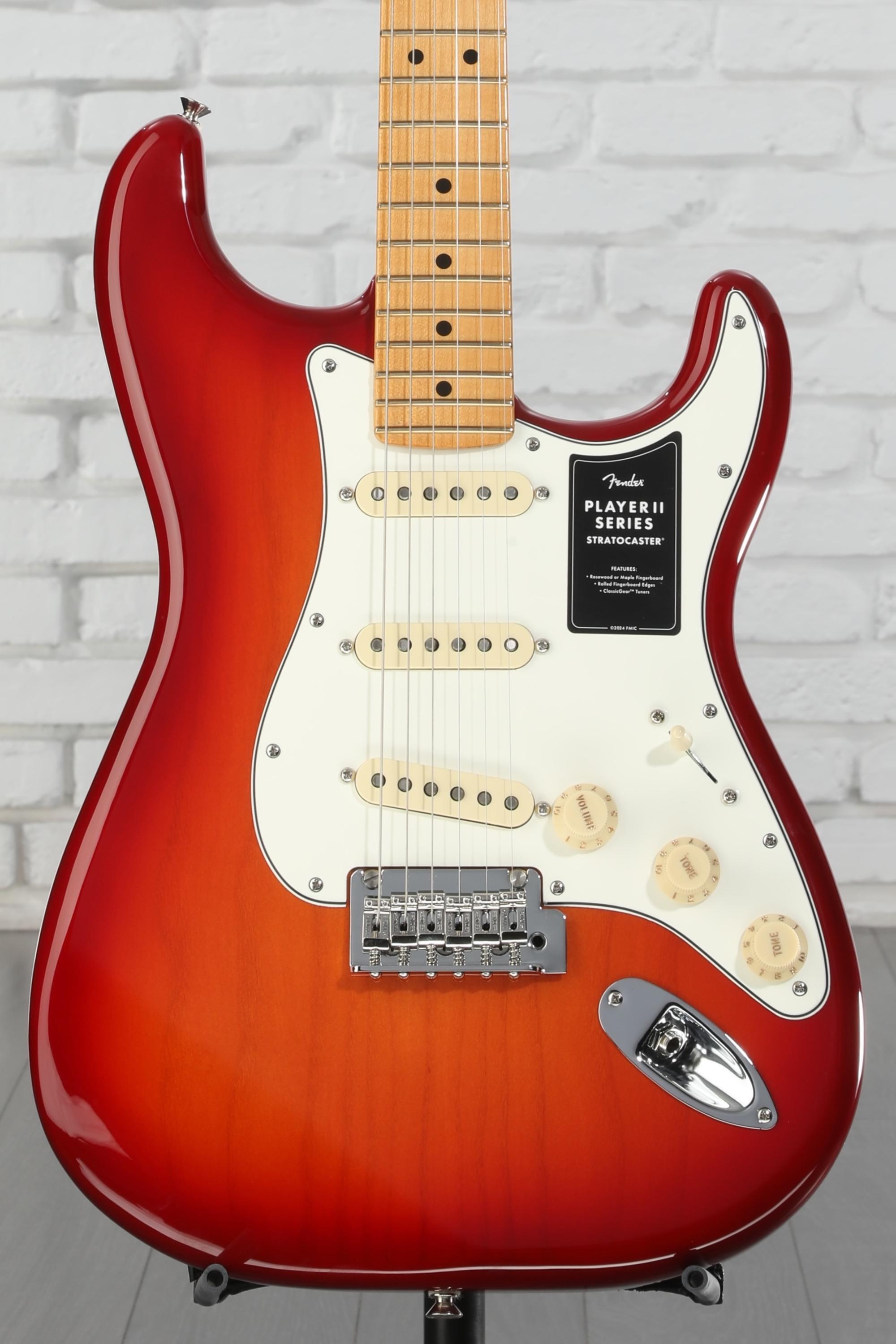 Fender Player II Stratocaster Electric Guitar - Aged Cherry