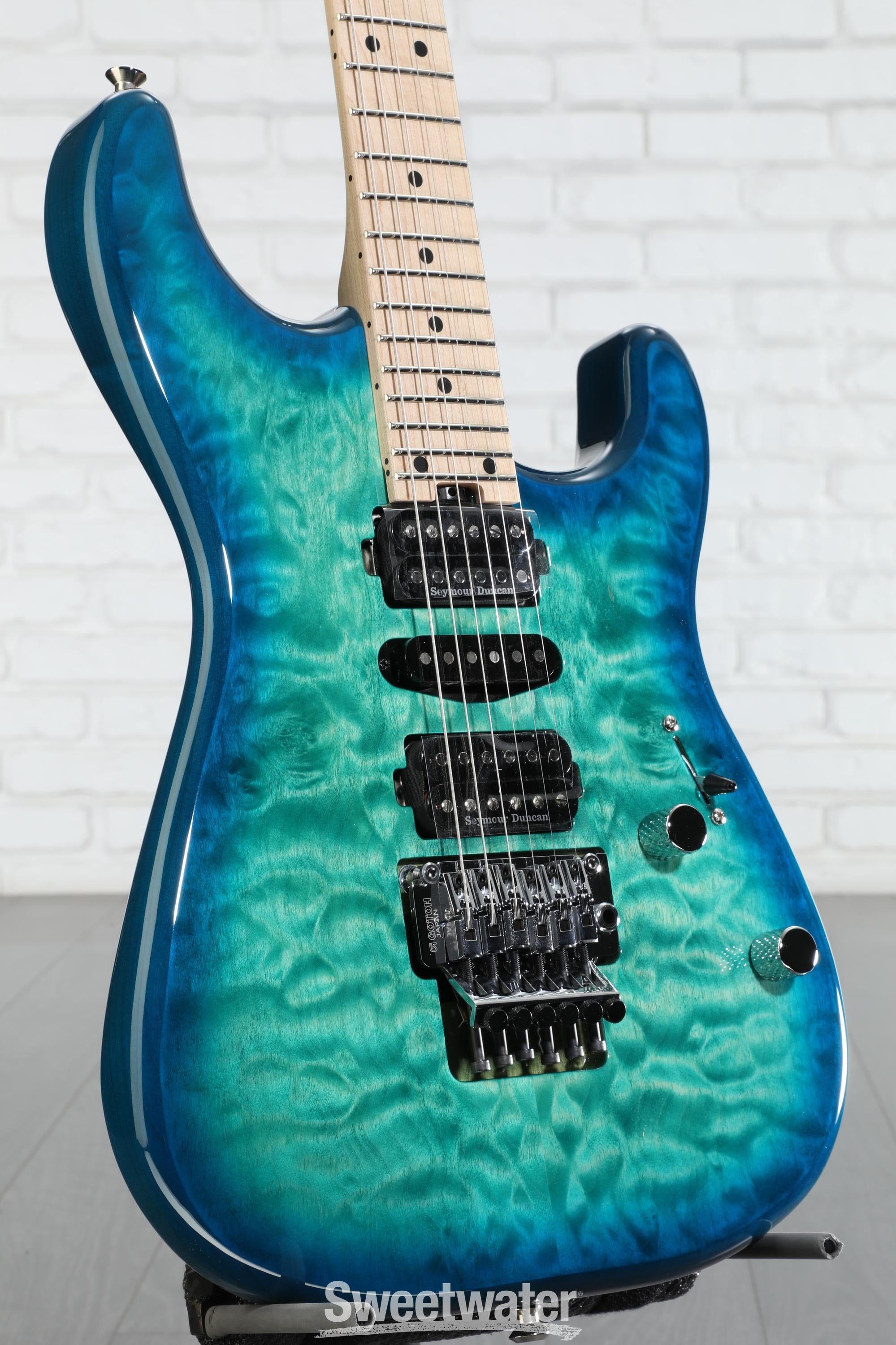 ギター Charvel MJ SAN DIMAS STYLE1 HSH FR MQM San Dimas Style 1 :: MJ San Dimas® Style 1 HSH FR PF QM, Pau Ferro