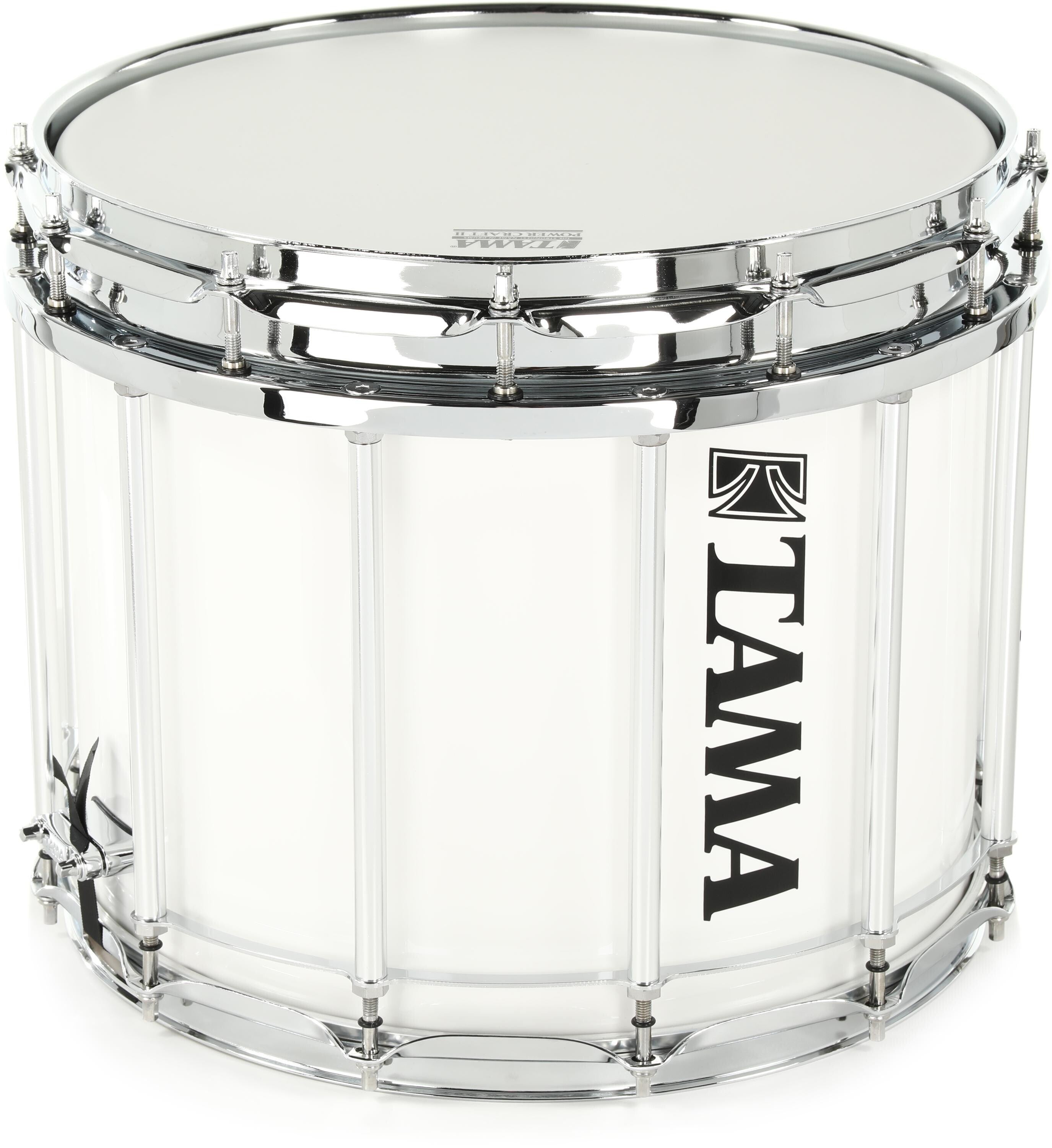 Tama StarLight Marching Snare Drum - 12-inch x 14-inch, Sugar White