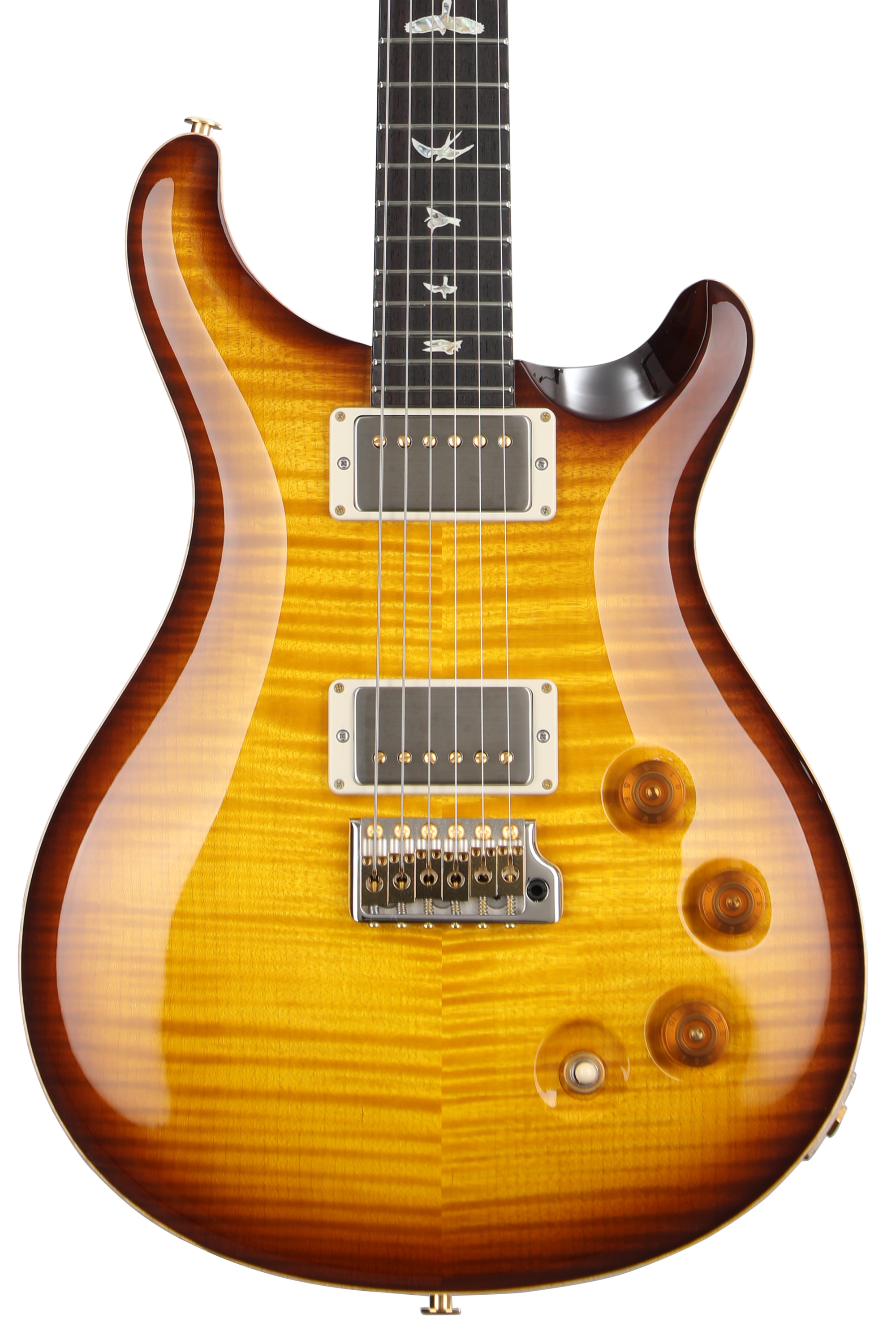 PRS DGT Electric Guitar with Moon Inlays - Gold Top | Sweetwater