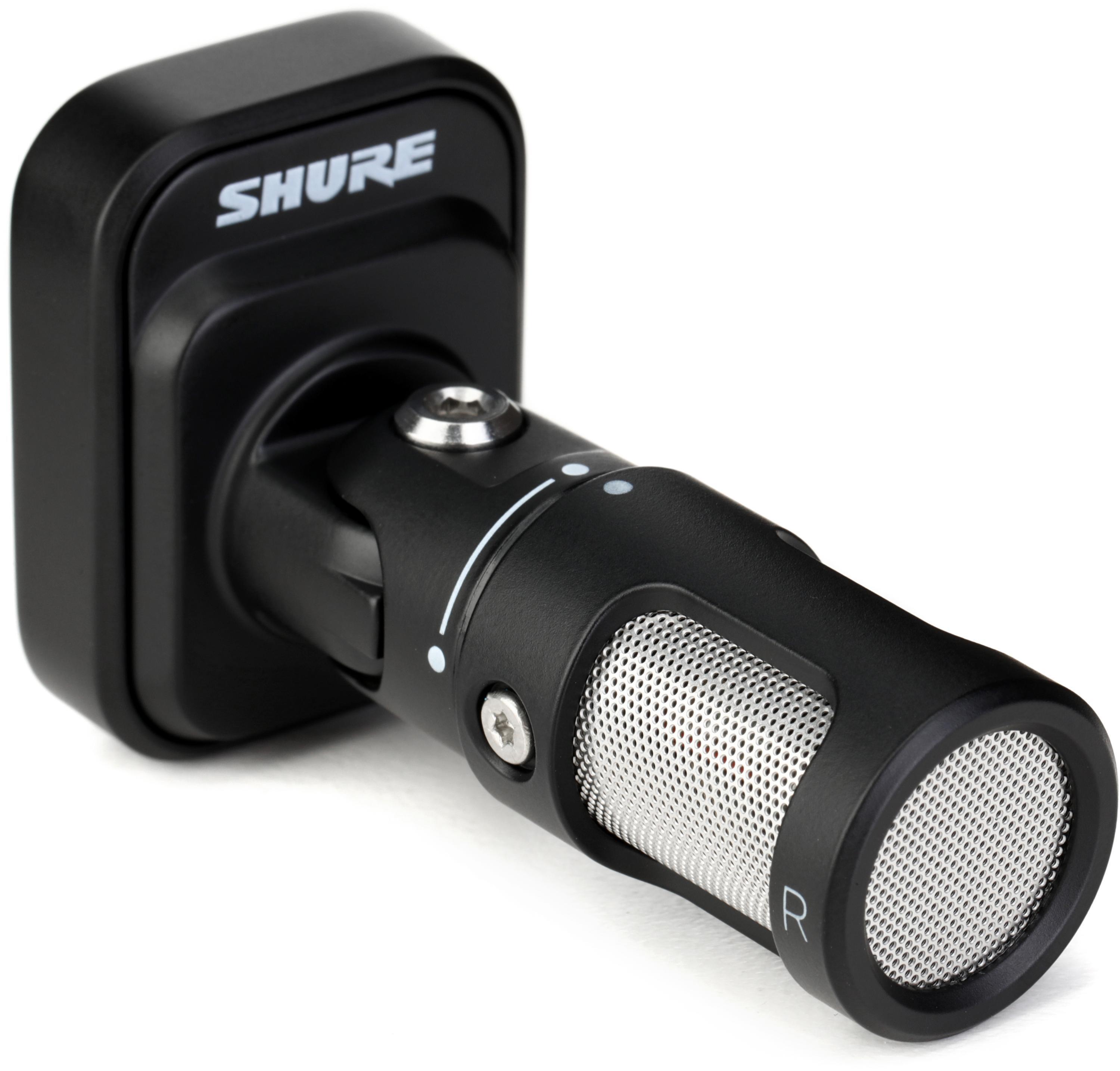 Shure MV88 USB-C Stereo Condenser Microphone | Sweetwater
