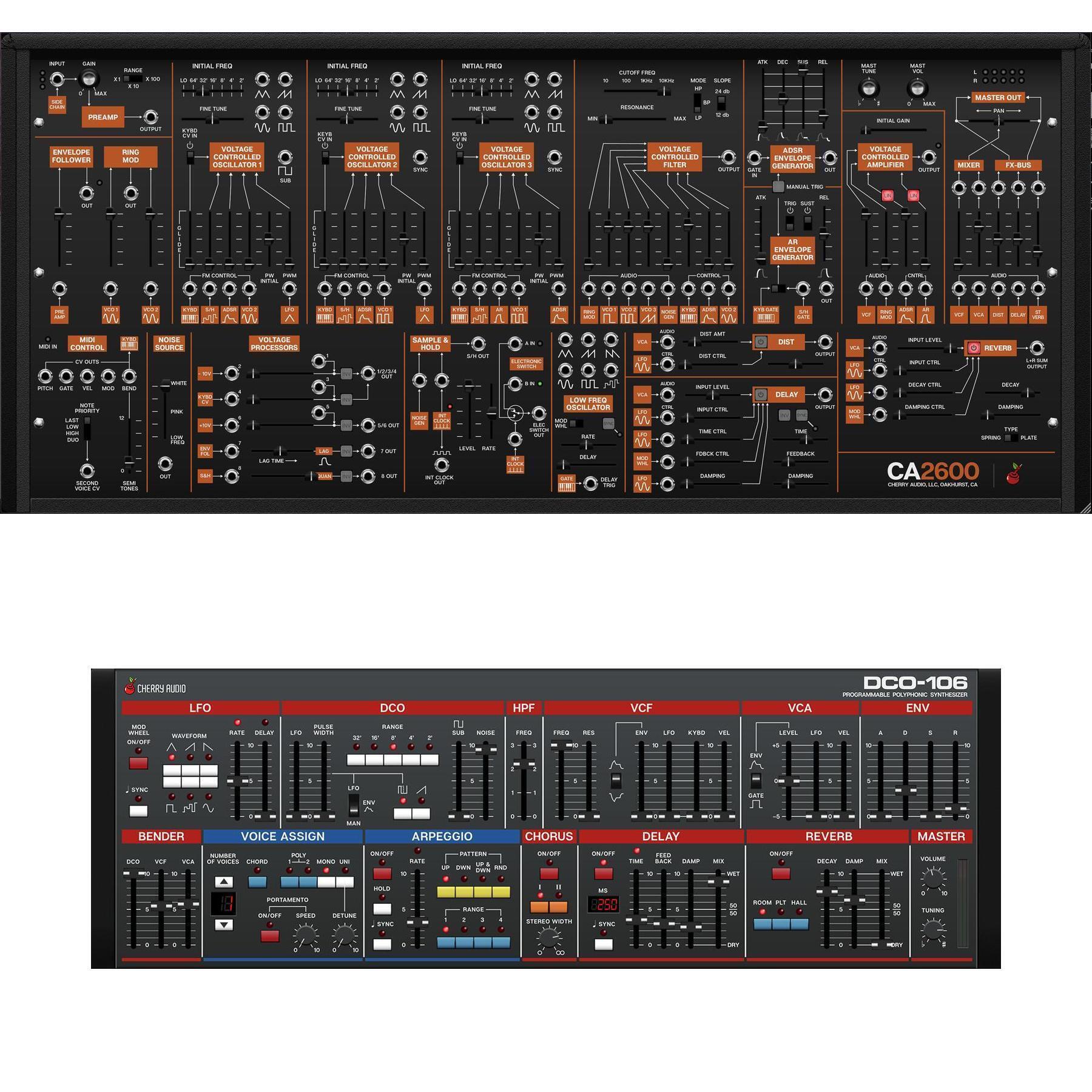 Cherry Audio DCO106 and CA2600 Software Instrument Bundle Sweetwater