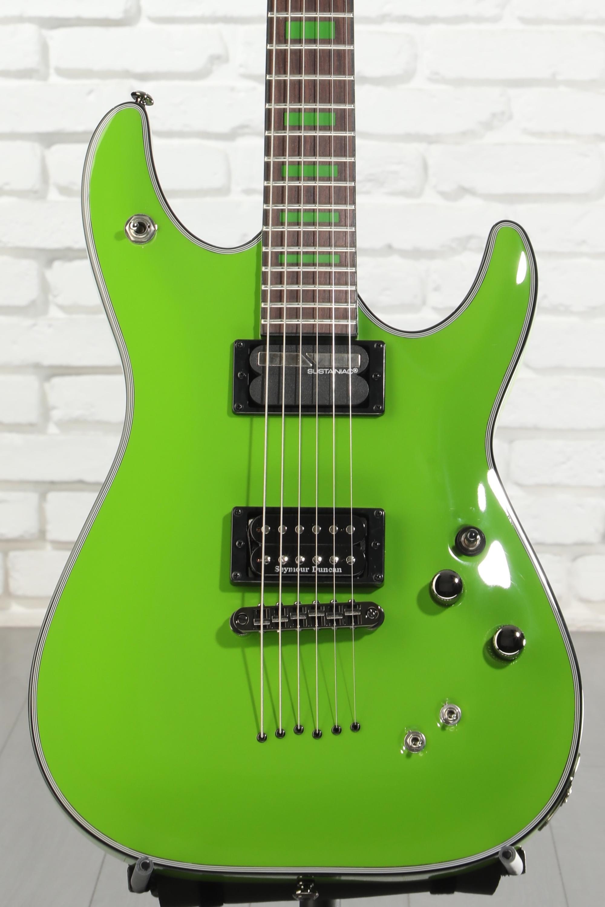 Schecter Kenny Hickey C-1 EX S Baritone Electric Guitar - Steele