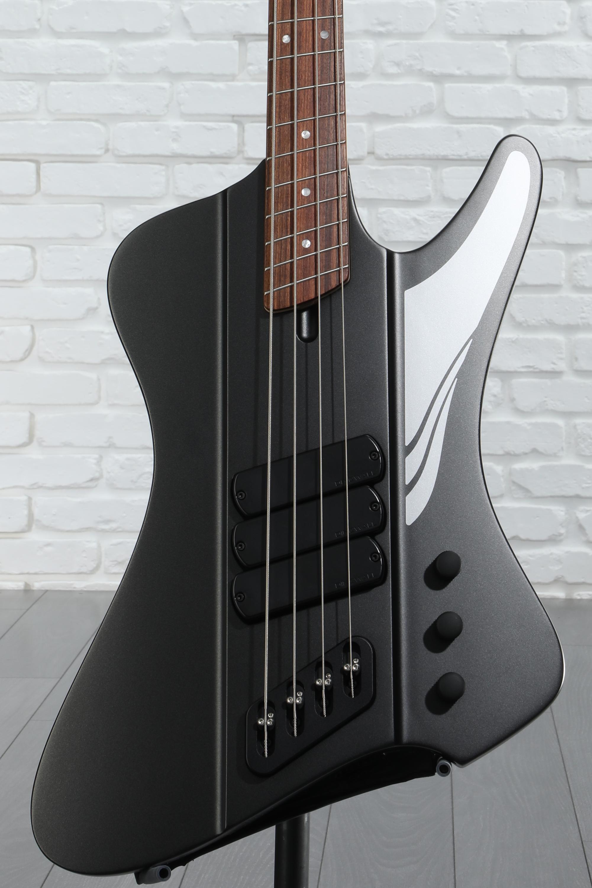 Dingwall Guitars D-Roc Multi-scale Bass Guitar - Matte Metallic Black