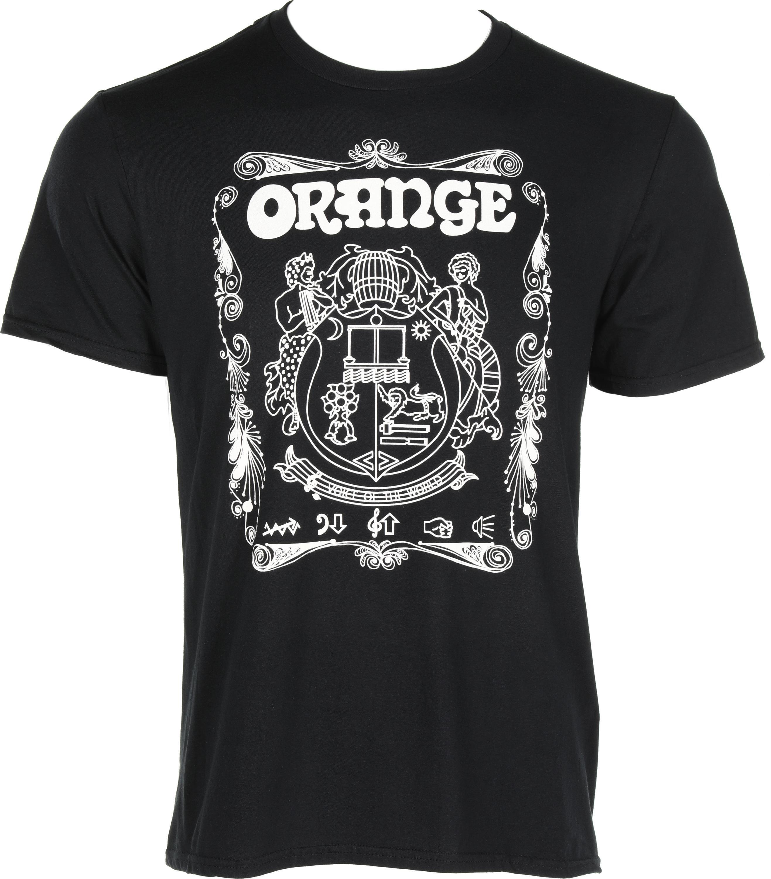 Orange Crest Logo T-shirt - XX-Large, Black | Sweetwater