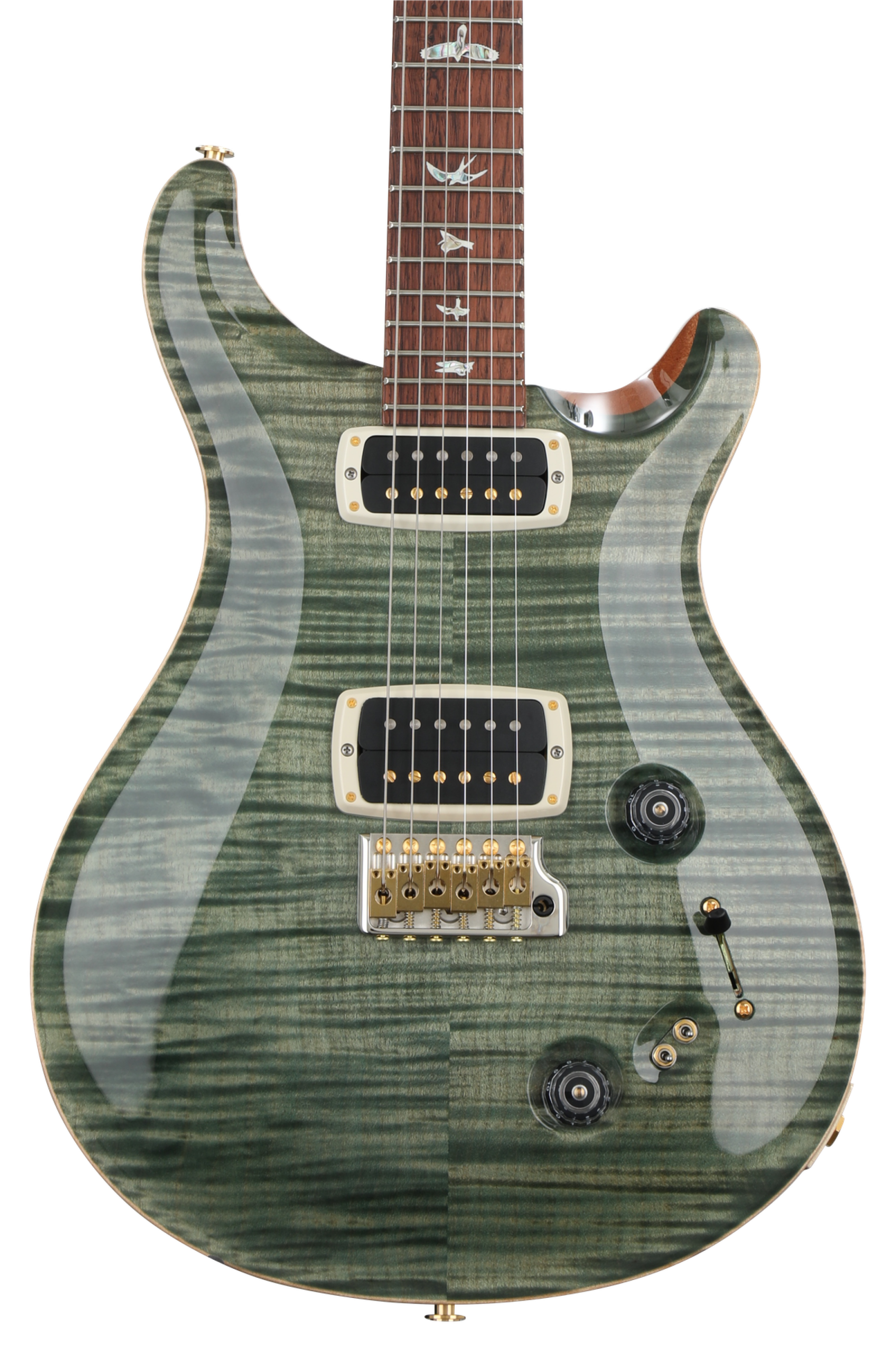 PRS Custom 24 10top 2021年製 2021 PRS Custom 24 Black Gold Wrap 10 Top (294) - Willcutt Guitars