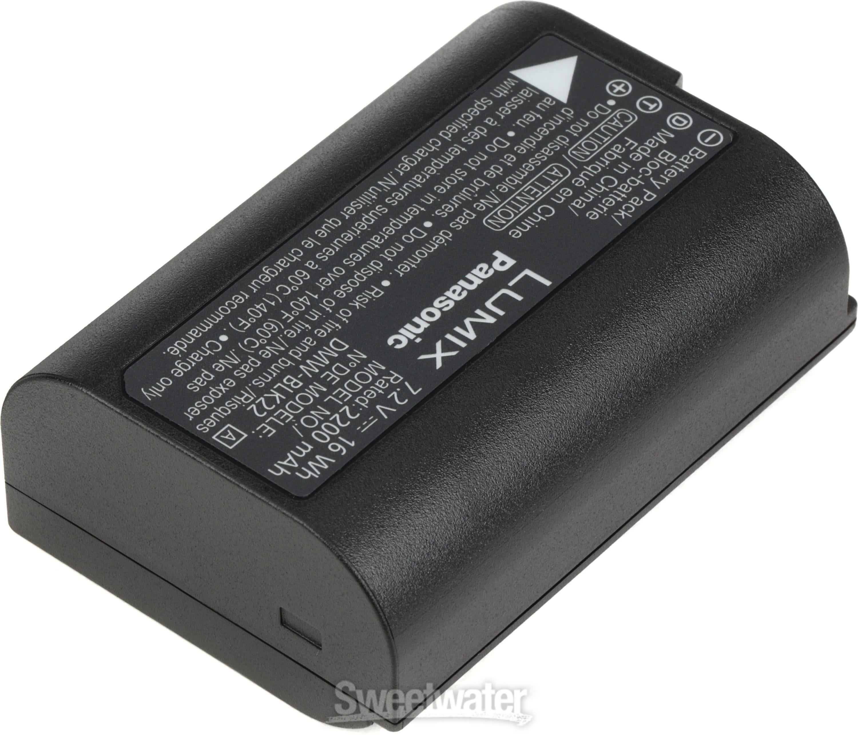 Panasonic DMW-BLK22 Rechargeable Battery for Lumix S5, Gh5, G0