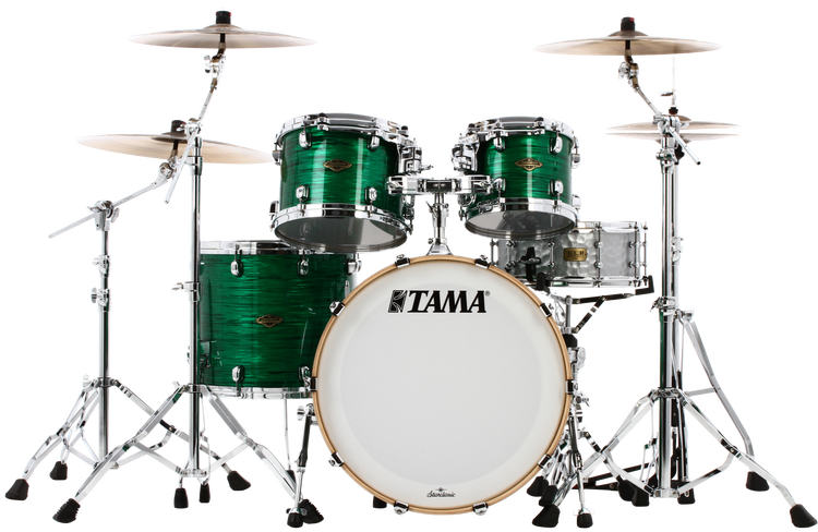 Tama Starclassic Walnut/Birch WBR42S 4-piece Shell Pack - Jade