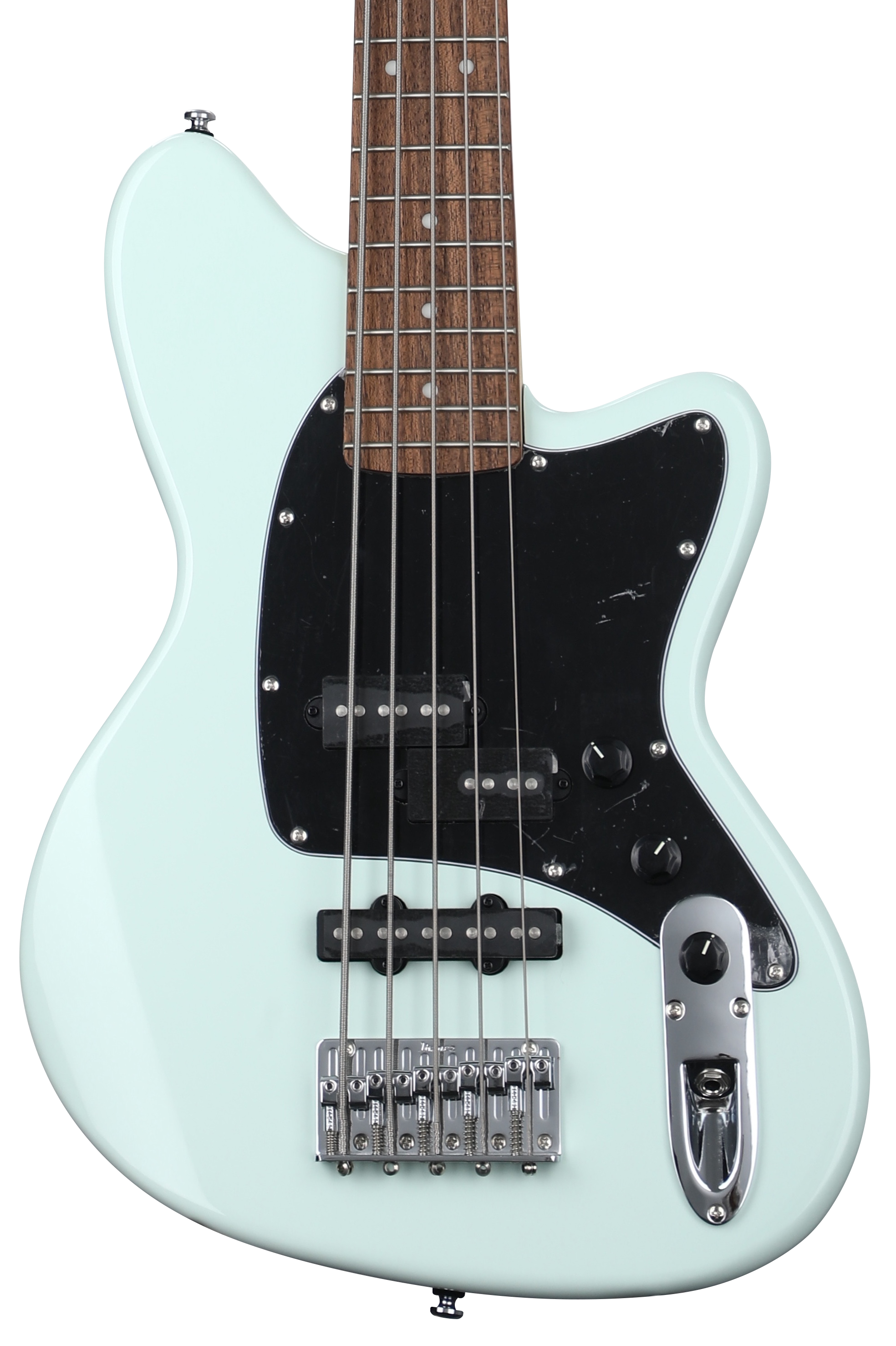【中古・美品】Ibanez Talman Bass Standard TMB35 Ibanez Talman TMB35 Bass Guitar - Mint Green | Sweetwater