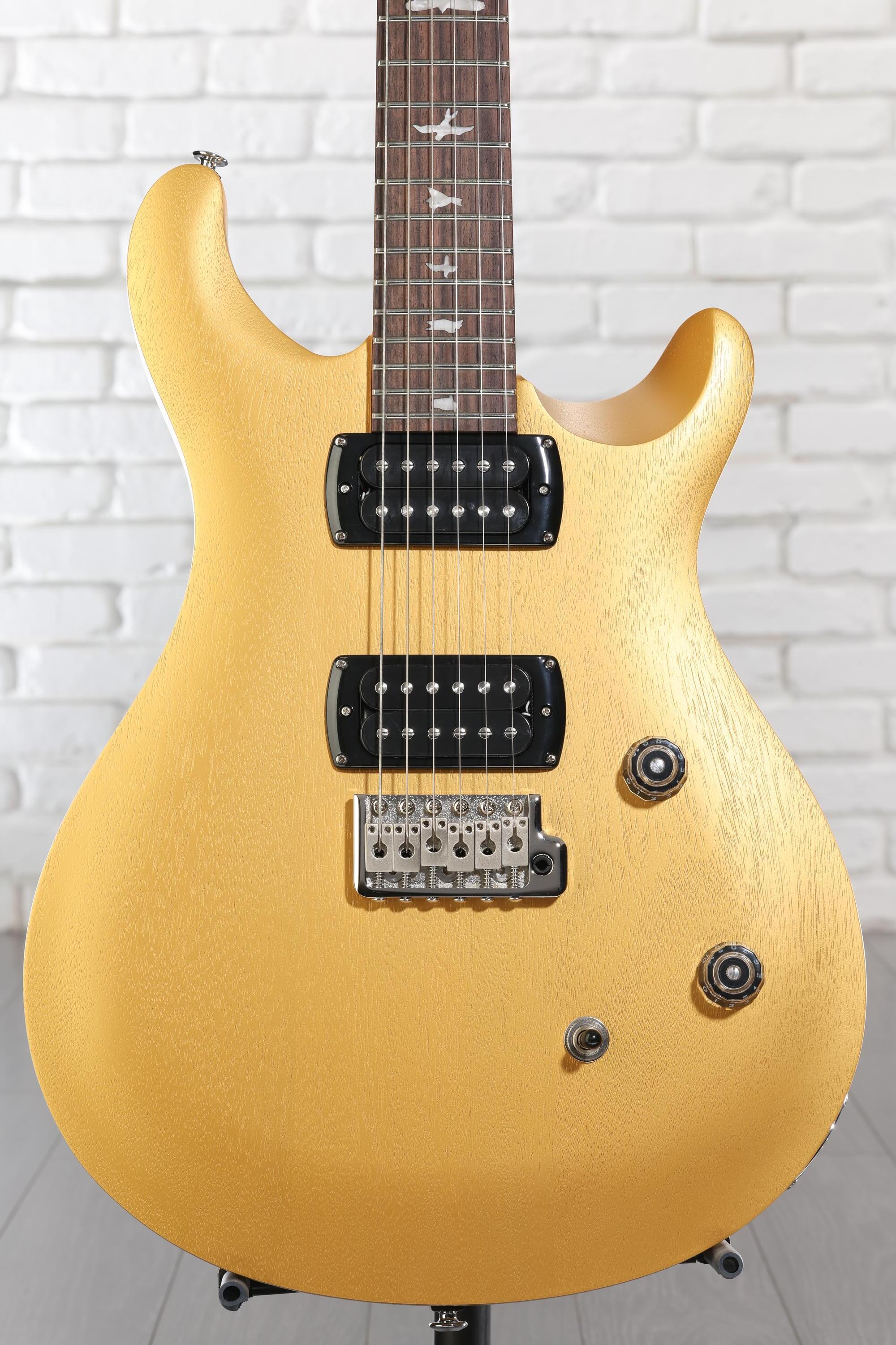 PRS SE CE 24 Standard Satin Electric Guitar - Metallic Gold Satin