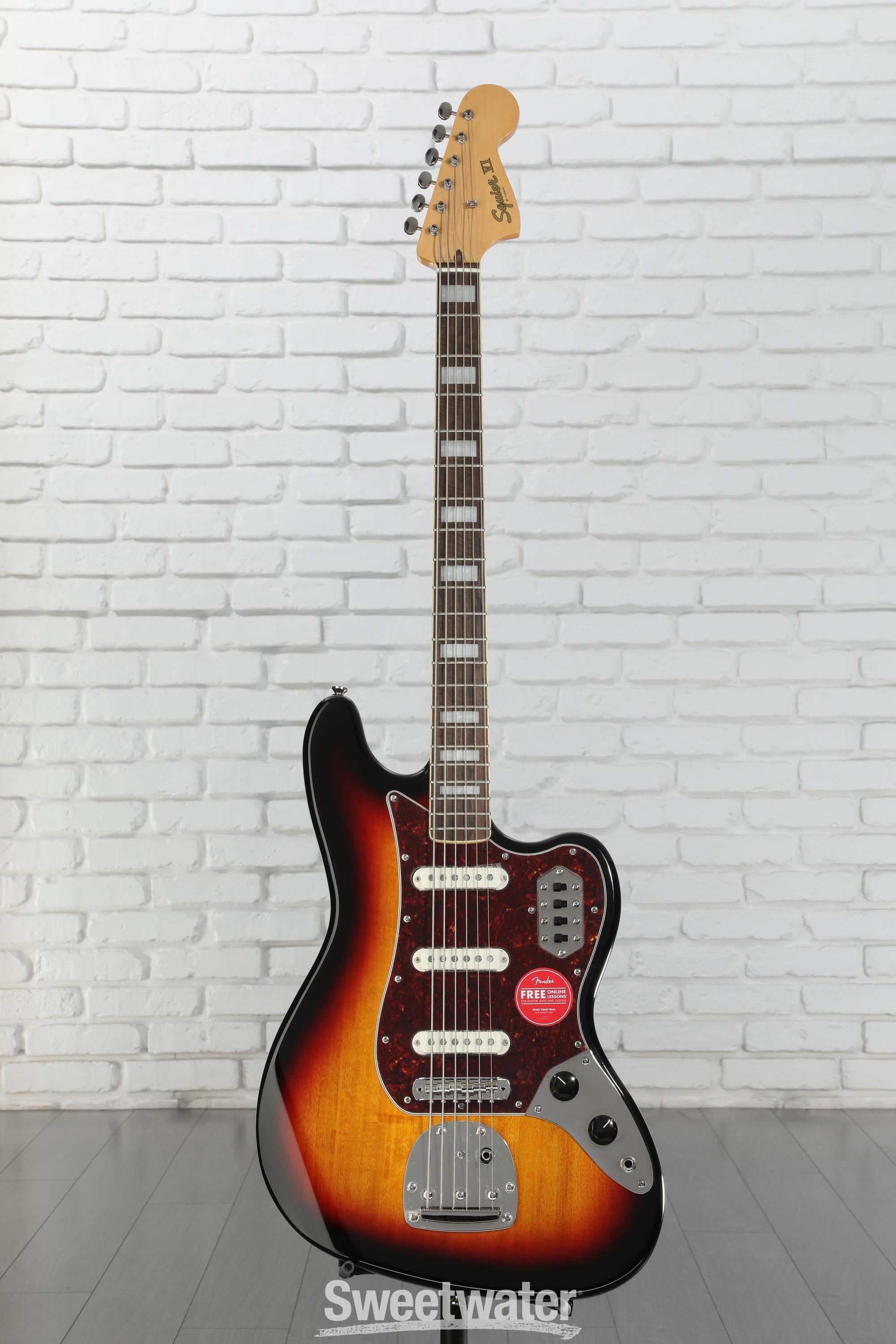 SQUIER Classic Vibe Bass Ⅵ Squier Classic Vibe Bass VI Olive – Chicago Music Exchange