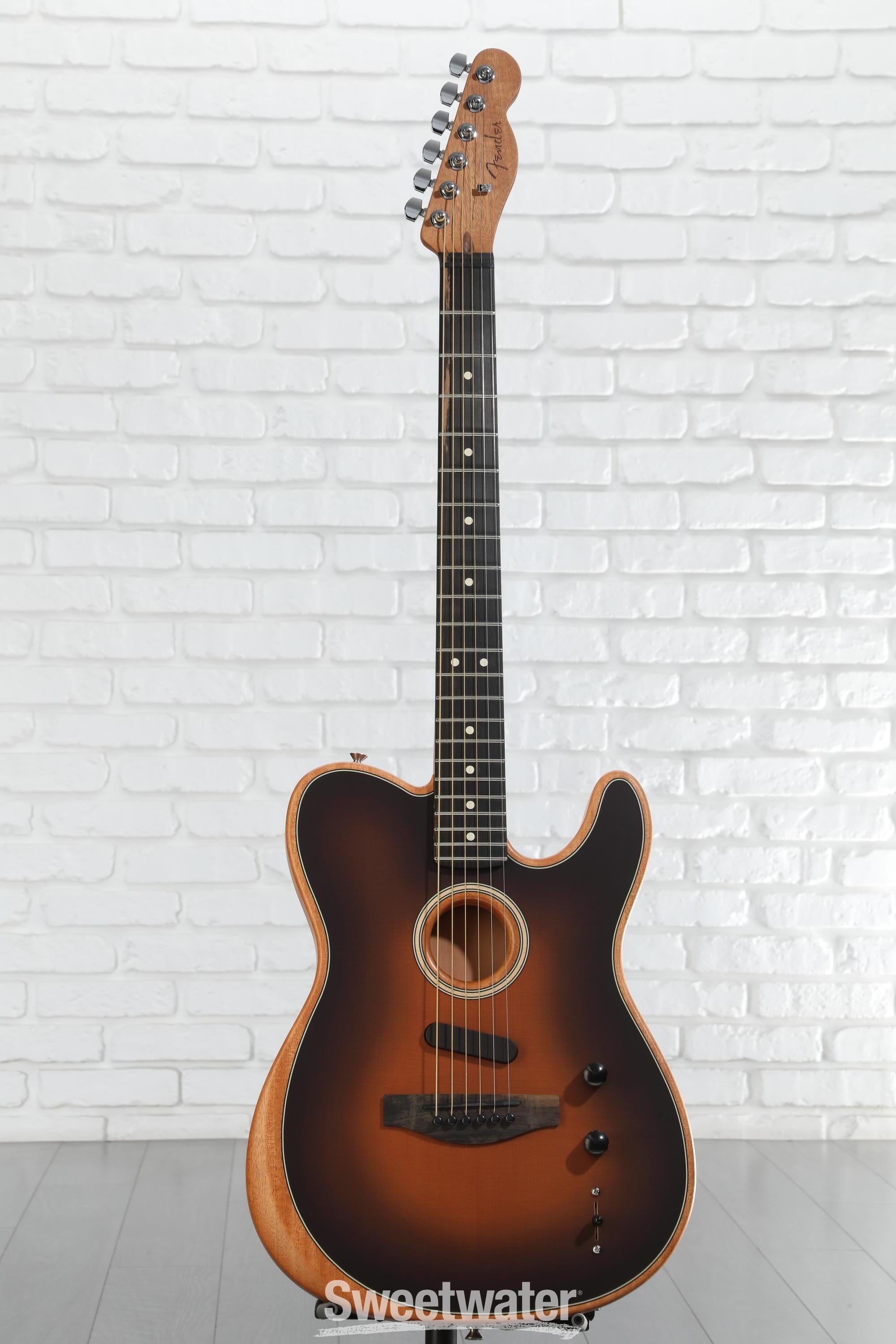 ギター fender usa acoustasonic tel Amazon.com: Fender American Acoustasonic FSR Telecaster