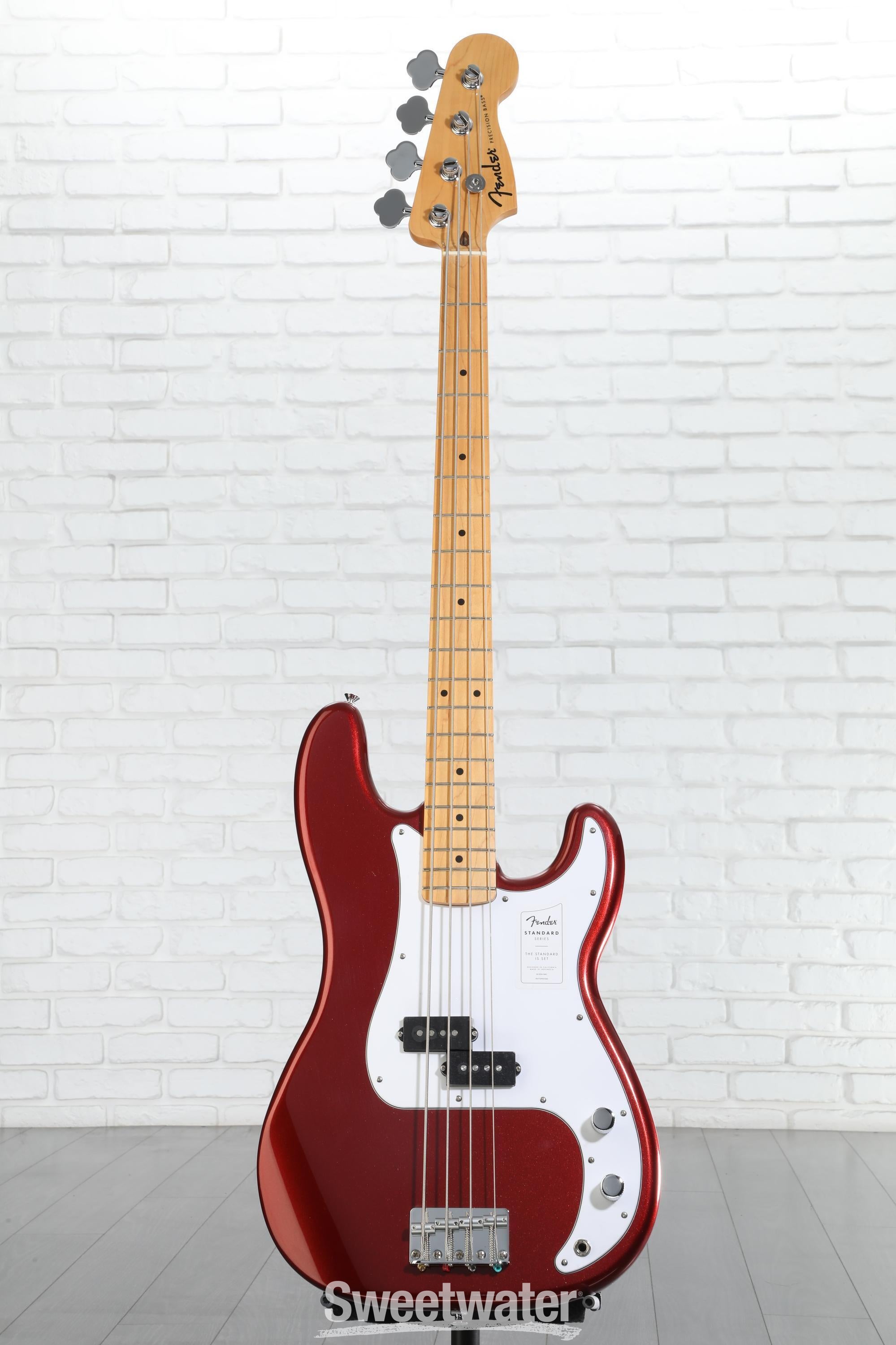 ベース Fender Standard Precision Bass Fender Standard Precision Bass Electric Guitar - BlackAlamo