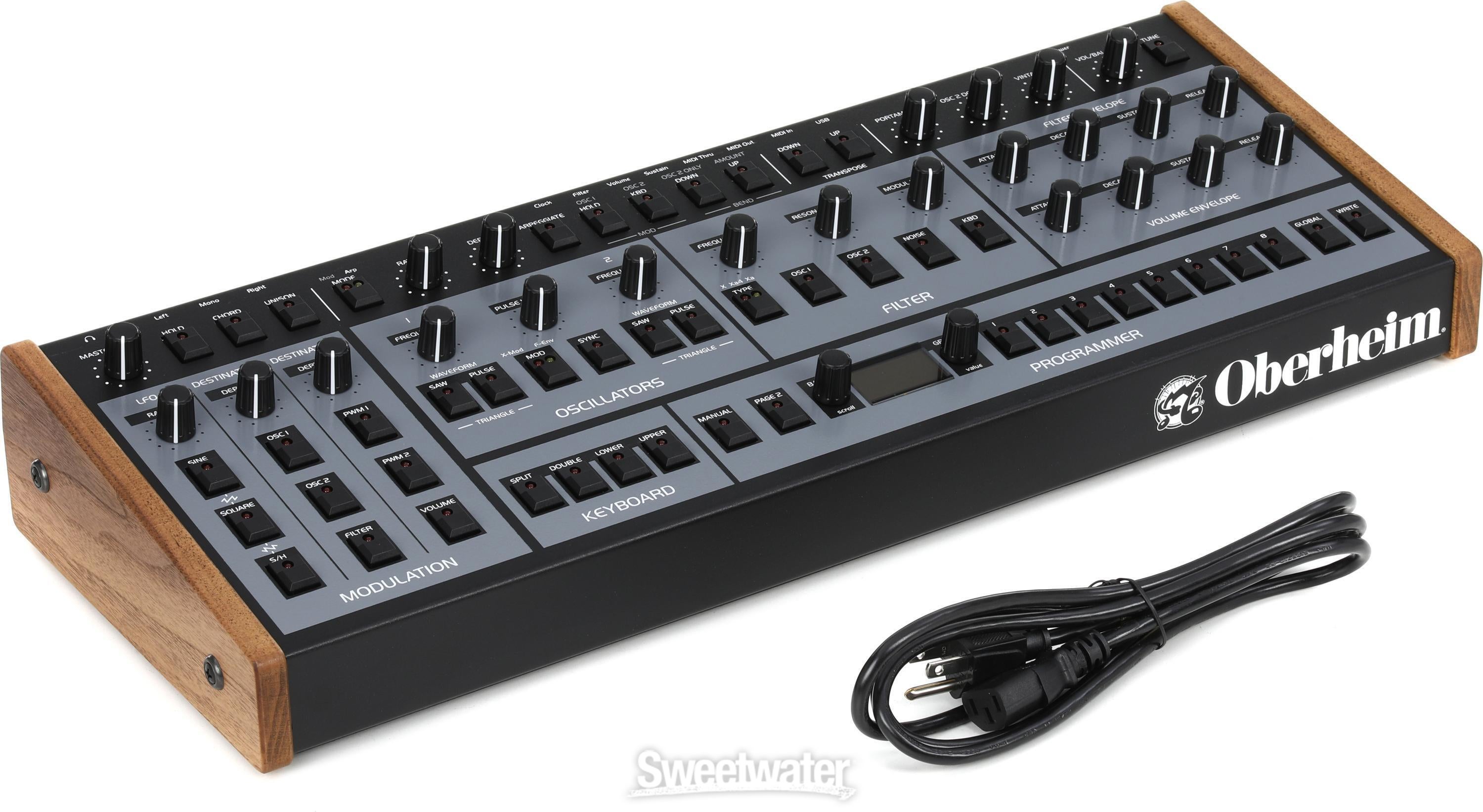 Oberheim OB-X8 8-voice Polyphonic Analog Desktop Synthesizer