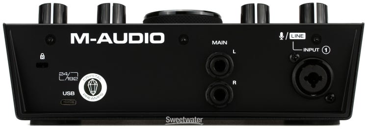 M-Audio AIR 192x14 - USB Audio Interface for Studio Recording with 8 In and  4 Out, MIDI Connectivity, and Software from MPC Beats and Ableton Live