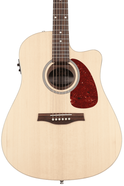 Seagull Guitars Coastline S6 Slim Cutaway Spruce Presys II  Acoustic-electric Guitar - Natural Reviews | Sweetwater