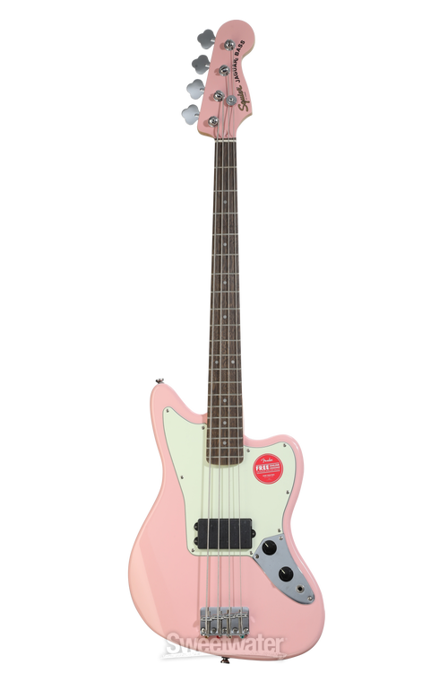 Squier Affinity Series Jaguar Bass H - Shell Pink