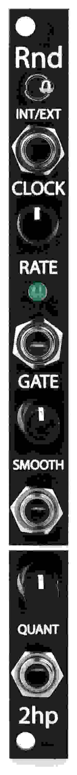 2HP Rnd Eurorack Random Generator Module - Black