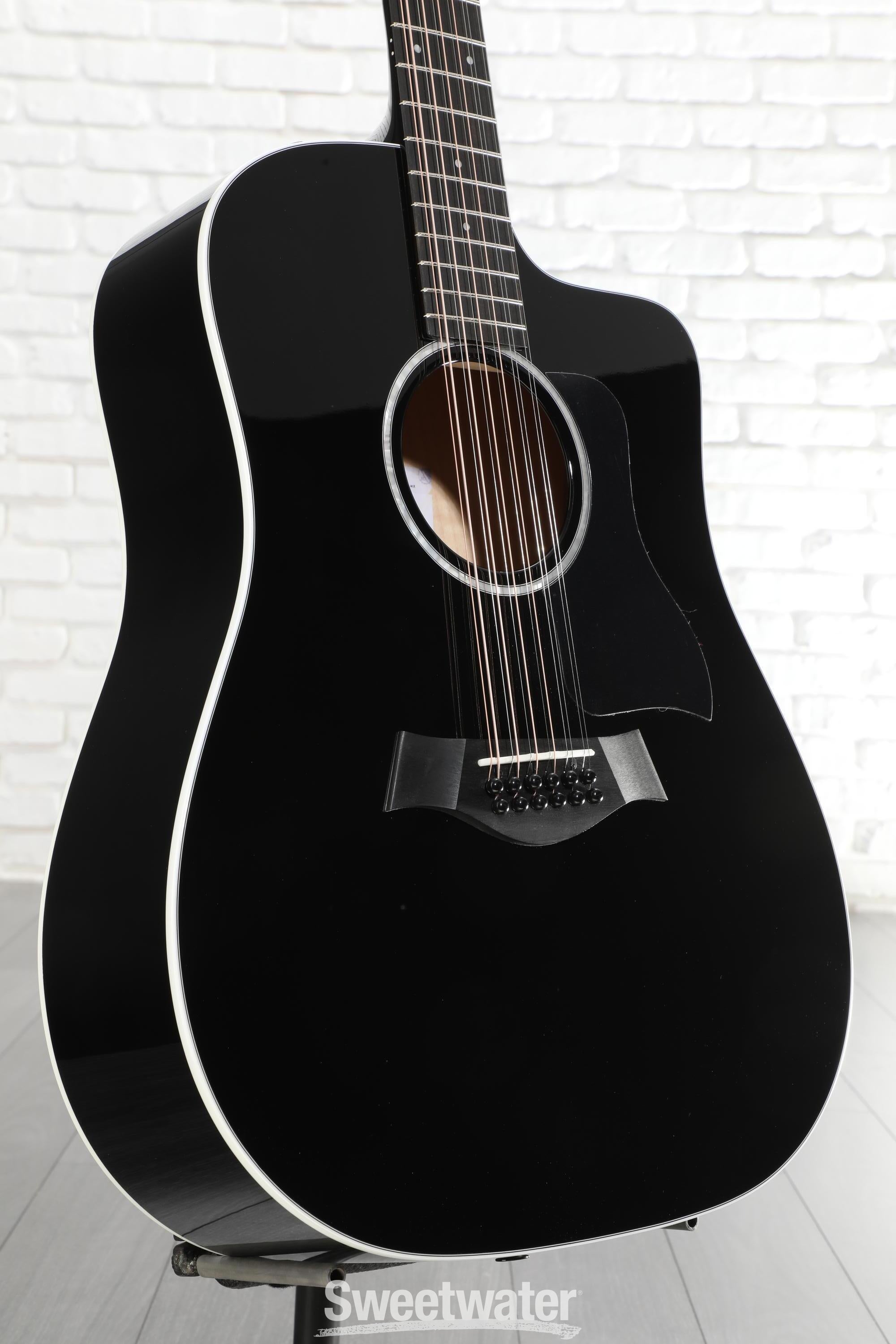 Photo of Taylor 250ce Plus 12-string Acoustic-electric Guitar - Black