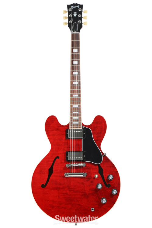 Gibson ES-335 Figured Semi-hollowbody Electric Guitar - Sixties Cherry |  Sweetwater