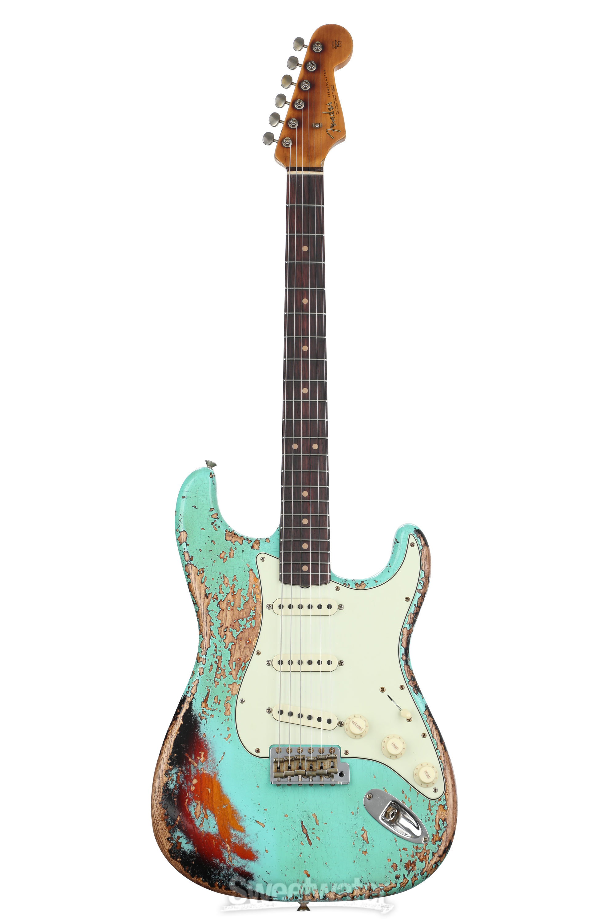 Fender Custom Shop 1963 Stratocaster Electric Guitar - Surf Green