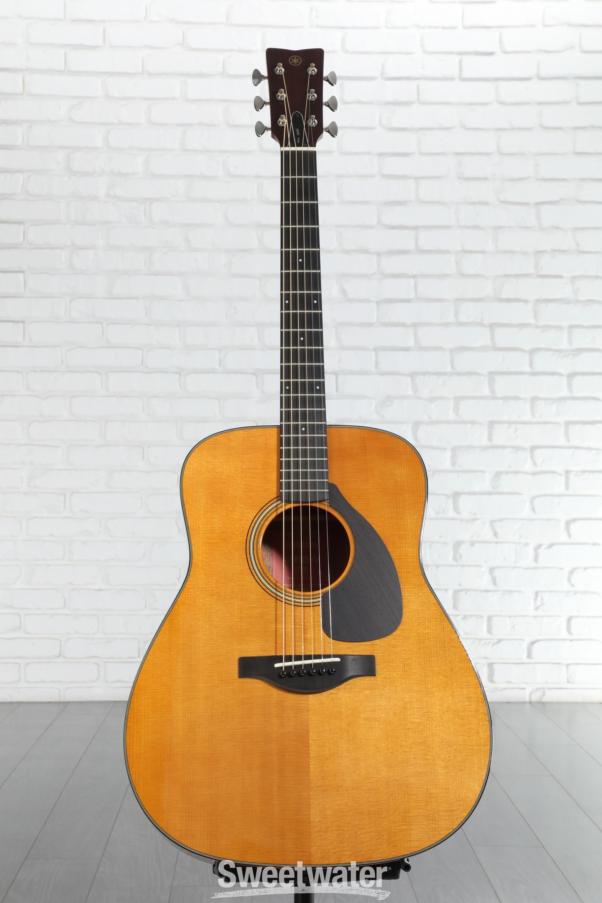 Yamaha FG5 Red Label Acoustic Guitar - Natural | Sweetwater